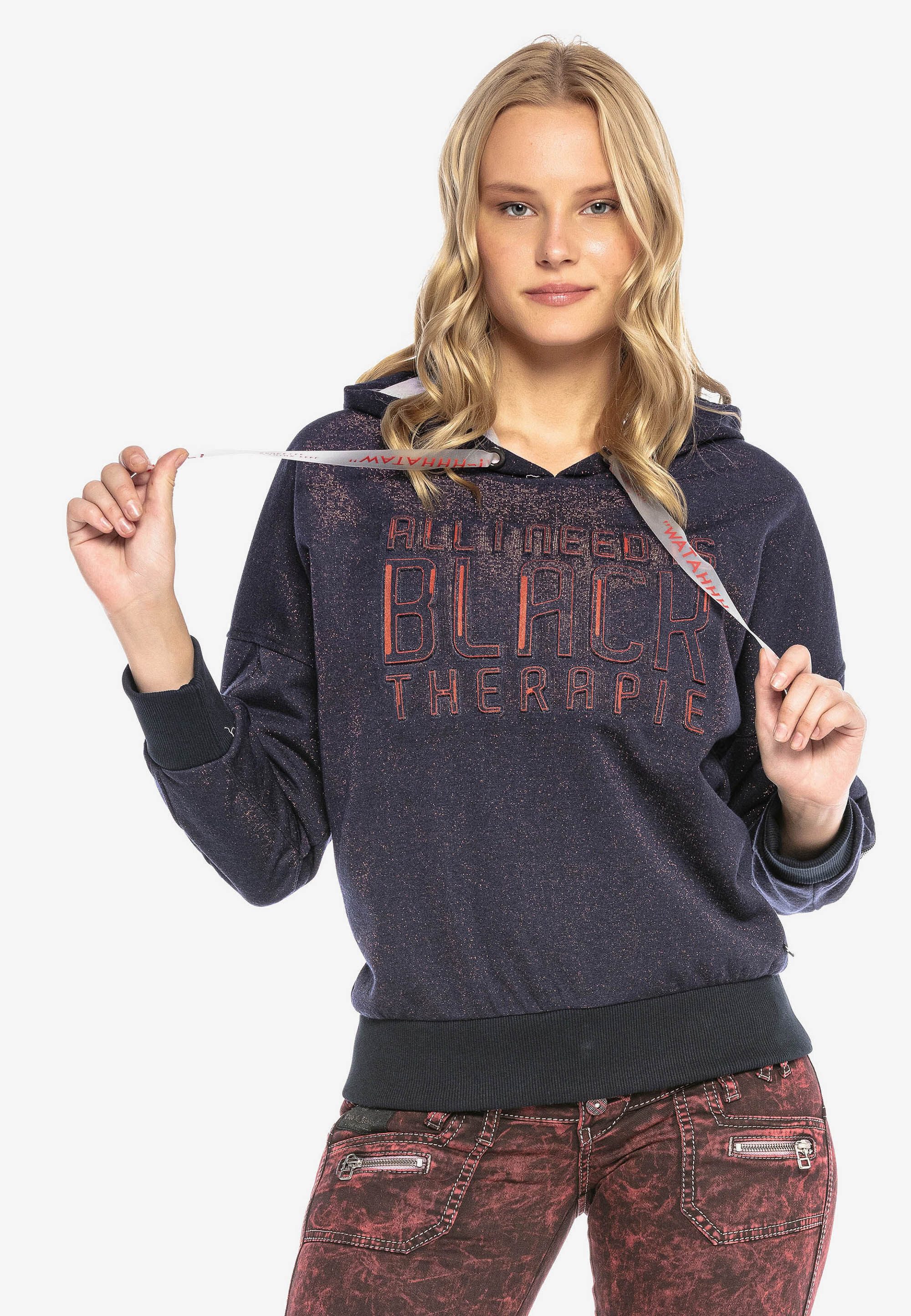 Cipo & Baxx Kapuzenpullover WL246 (1-tlg) mit Kapuze