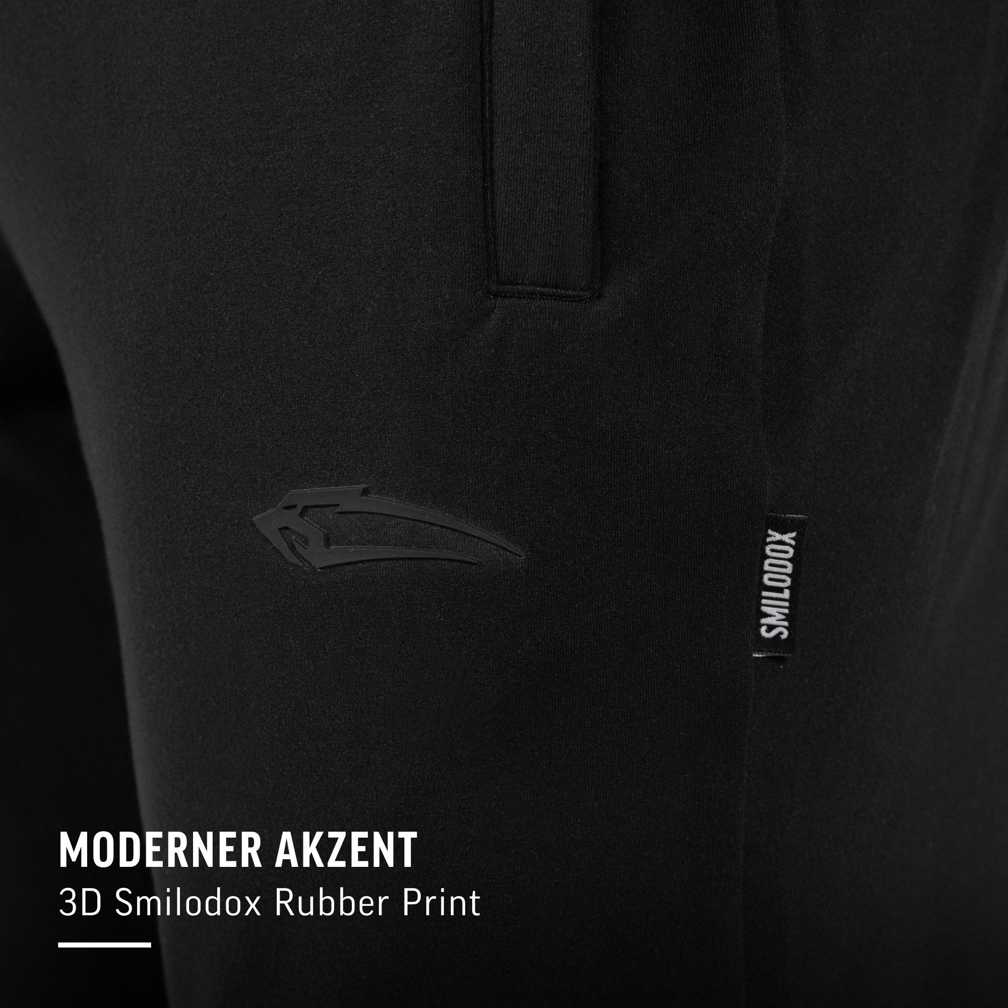 Jogginghose Delian, Bequeme Sporthose mit 3D Rubber Print, Elastischem Bund