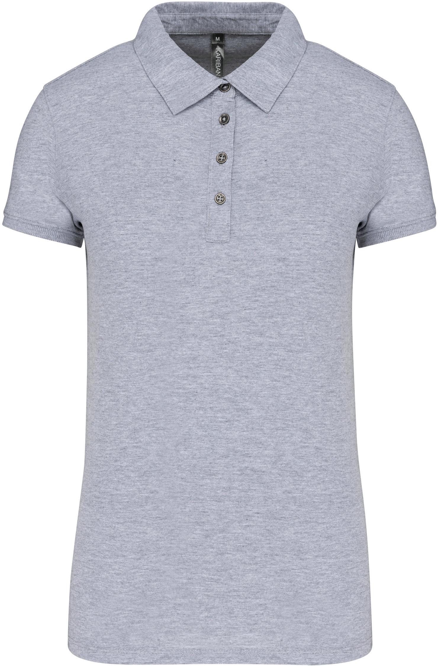 Poloshirt Jersey-Kurzarm-Polohemd für Damen