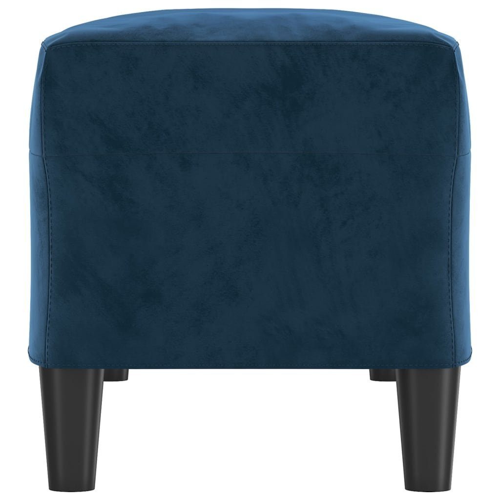 100x35x41 Sitzbank Blau furnicato cm Samt