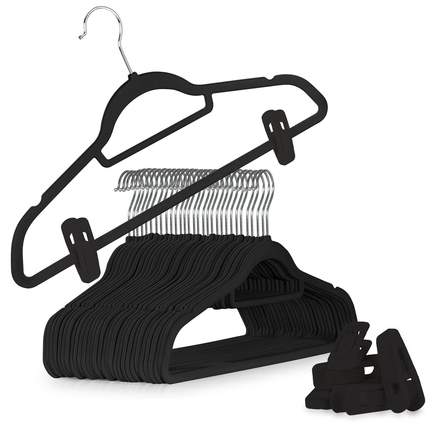 Blumtal Kleiderbügel Rutschfest - Samtoptik - Platzsparend, (30-tlg), Premi günstig online kaufen