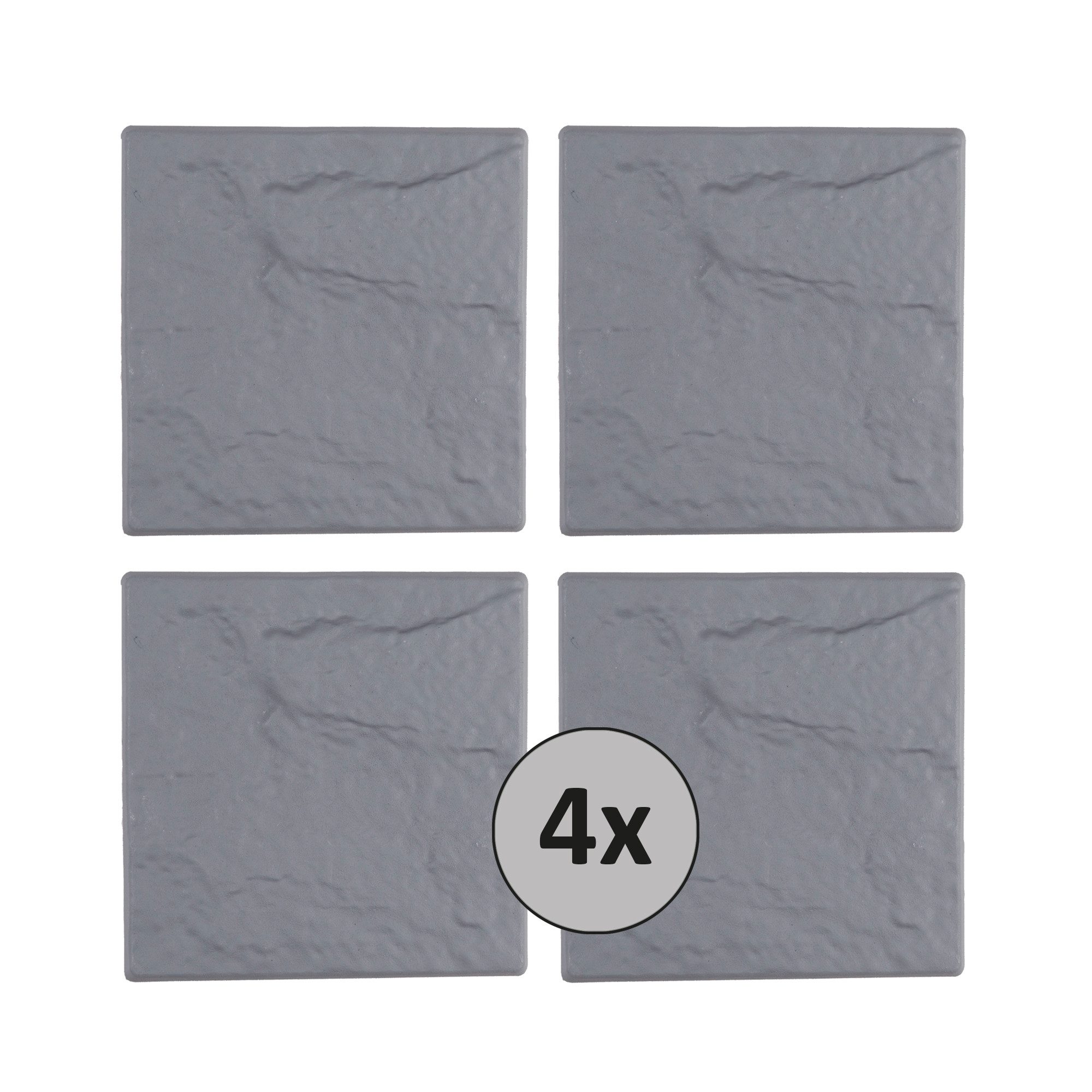 HTI-Living Trittsteine Gehwegplatte Steinoptik Nessa, 30x30 cm, Set, 16 Platten, Trittstein Gartenweg