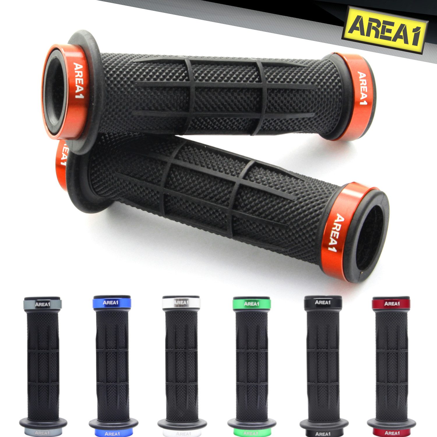 Area1 Griff Motorrad Motorroller Lenkergriffe 22/24-25mm