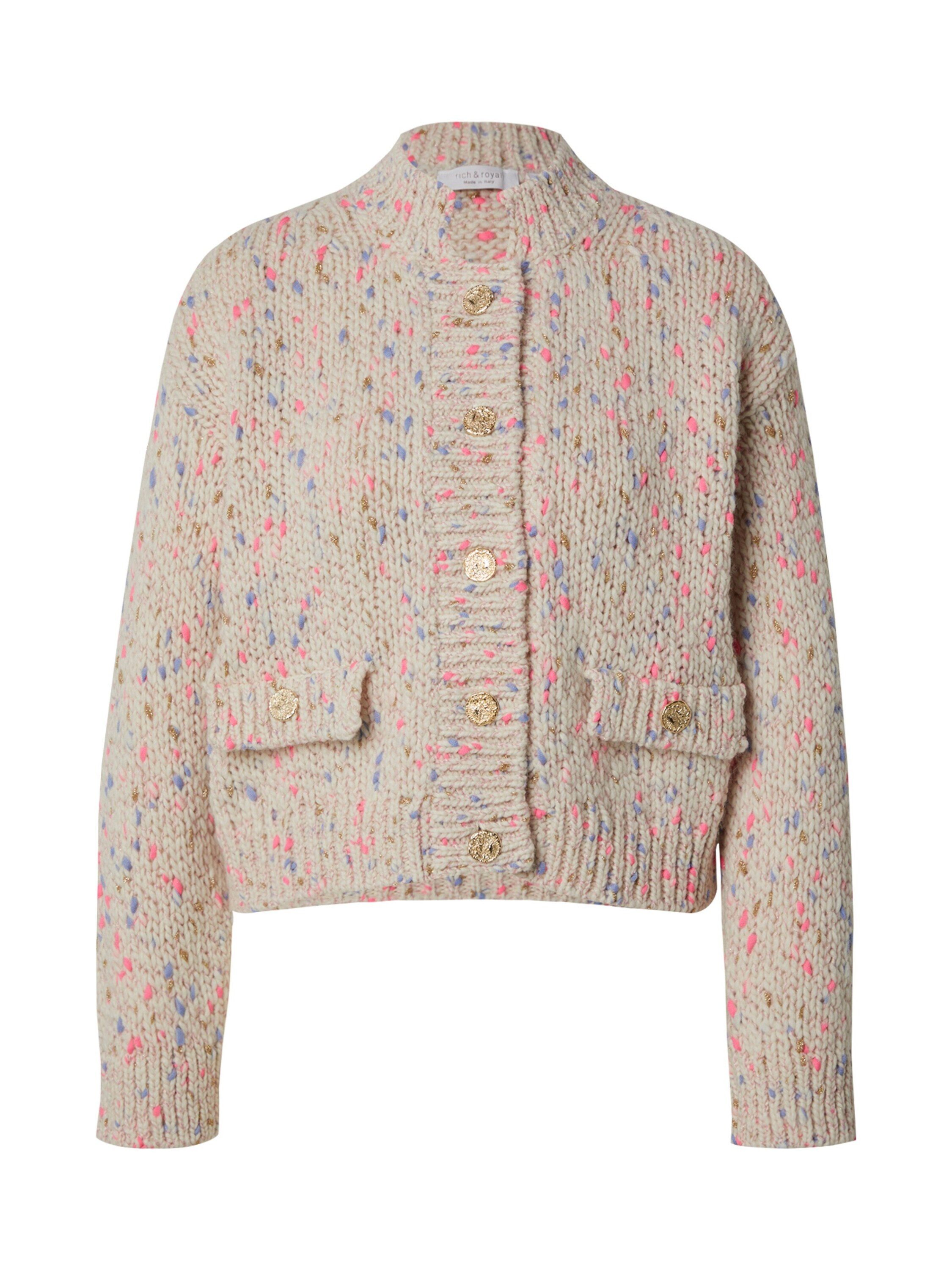 RICHROYAL Strickjacke (1-tlg) Plain/ohne Details