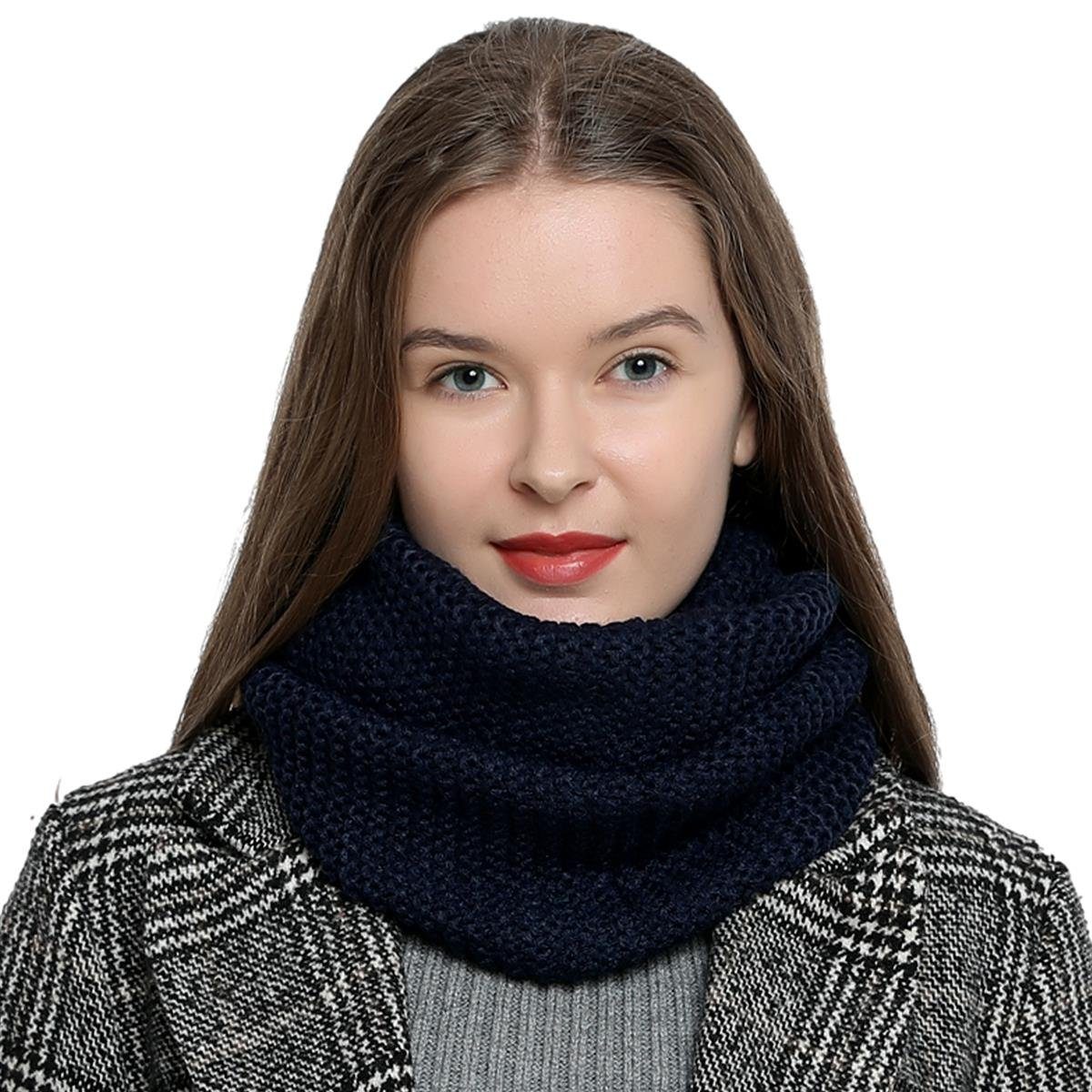 DonDon Schal Damen Winterschal Rundschal Schal, günstig online kaufen