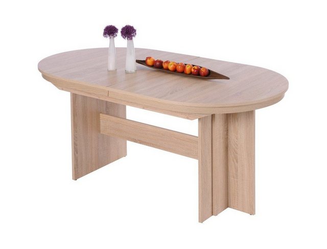 Säulen-Esstisch »Remscheid«, Eiche Sonoma ausziehbar 160(210/260/310)x90x75 cm Säulen-Esstisch »Remscheid«, Eiche Sonoma ausziehbar 160(210/260/310)x90x75 cm