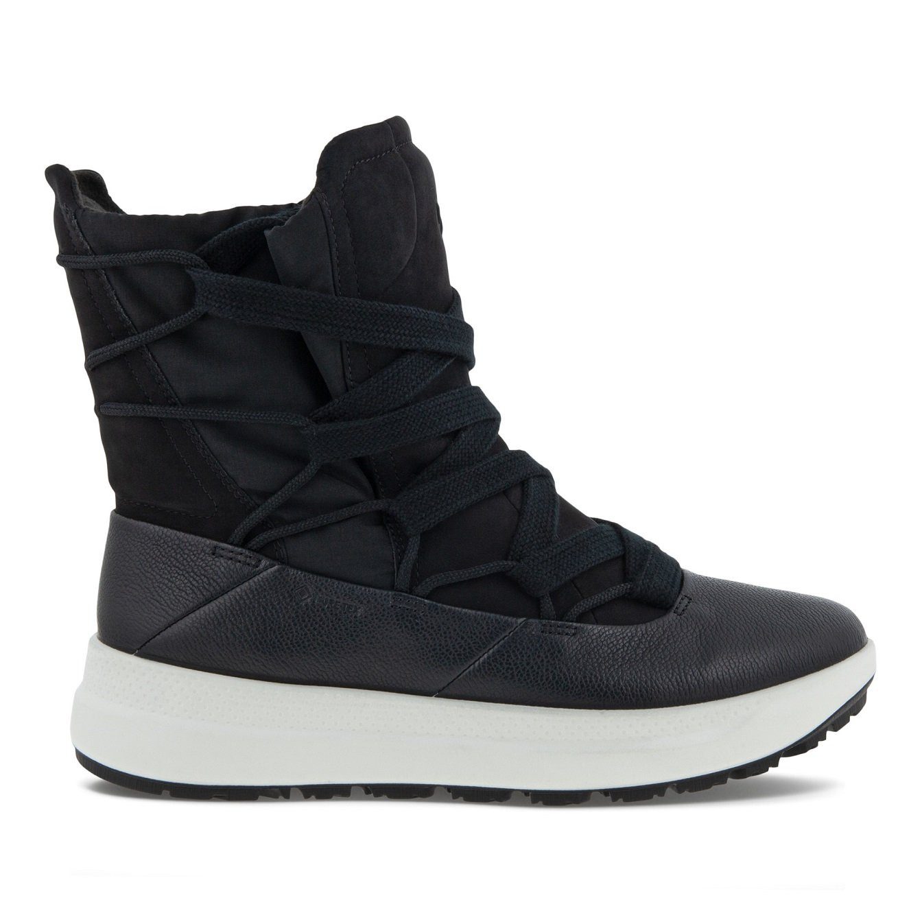 Ecco Solice Mid GTX PL (Yak-Nubukleder, wasserdicht) schwarz Damen Winterstiefel – Bild 5 von 5
