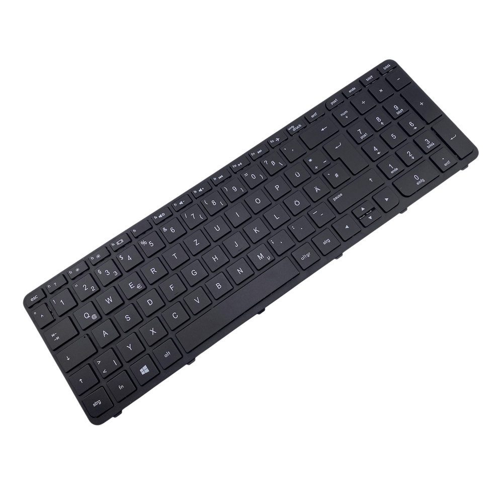 Trade-Shop Ersatz passend für HP Pavilion 2530-14040057659 719853-031 719853-061 Tastatur (Tastenbelegung: Deutsch, QWERTZ / Farbe: Schwarz / mit Rahmen)