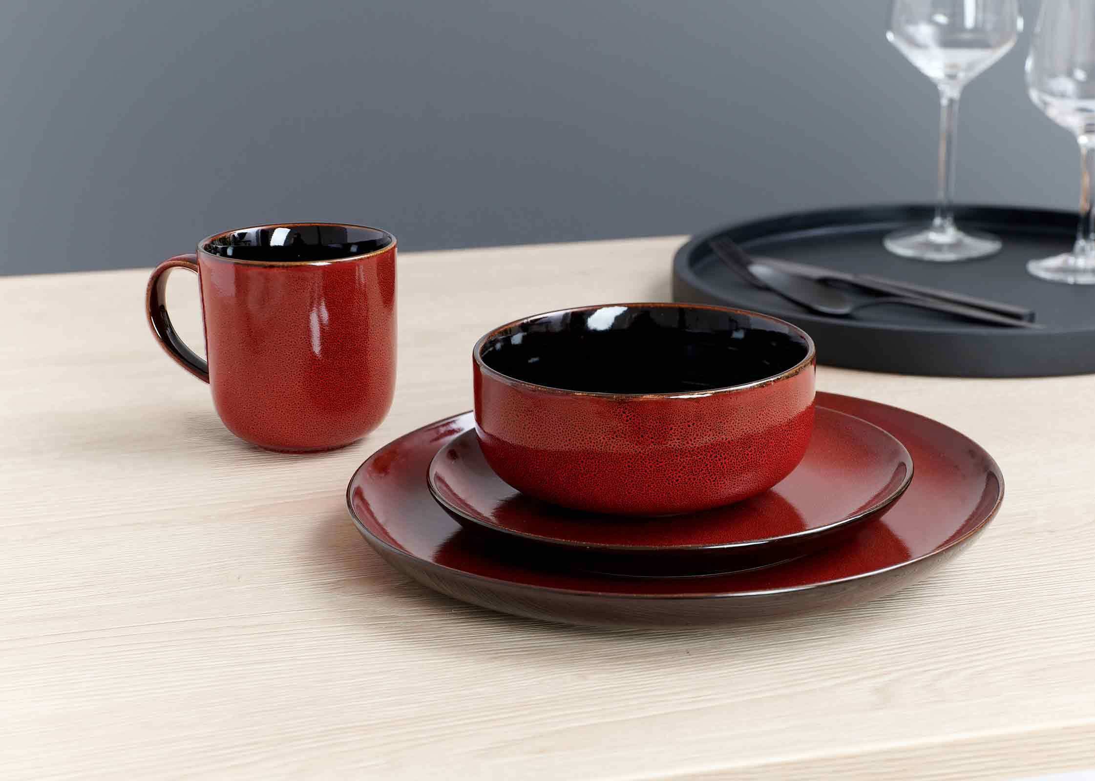 Ritzenhoff & Breker Speiseteller Gambia Speiseteller ø 27,5 cm 6er Set, (6 St)