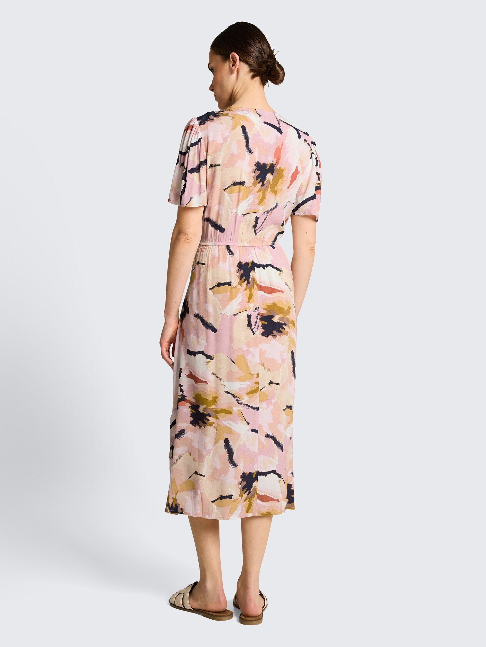 TOM TAILOR Midikleid Kleider & Jumpsuits Midi-Kleid mit Muster