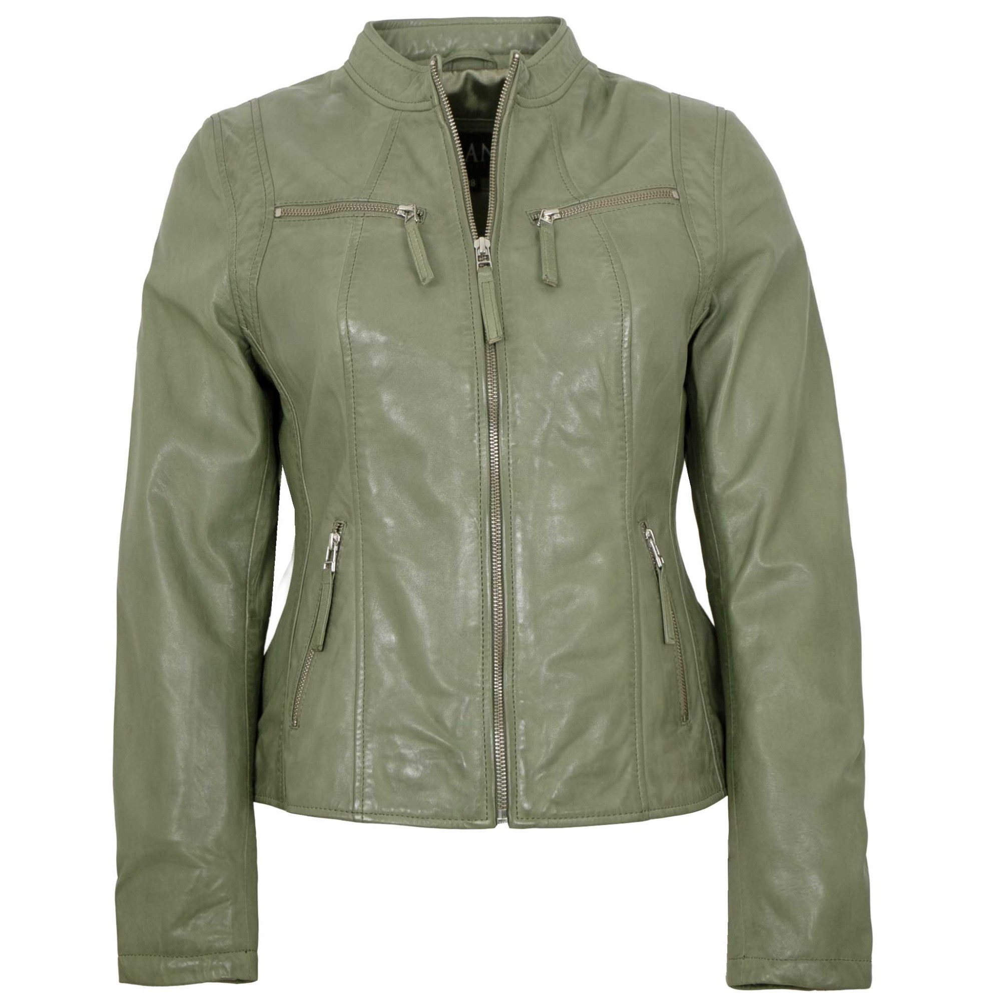 Jilani Lederjacke Alice Jilani Collection - Damen Lederjacke Lammnappa mint