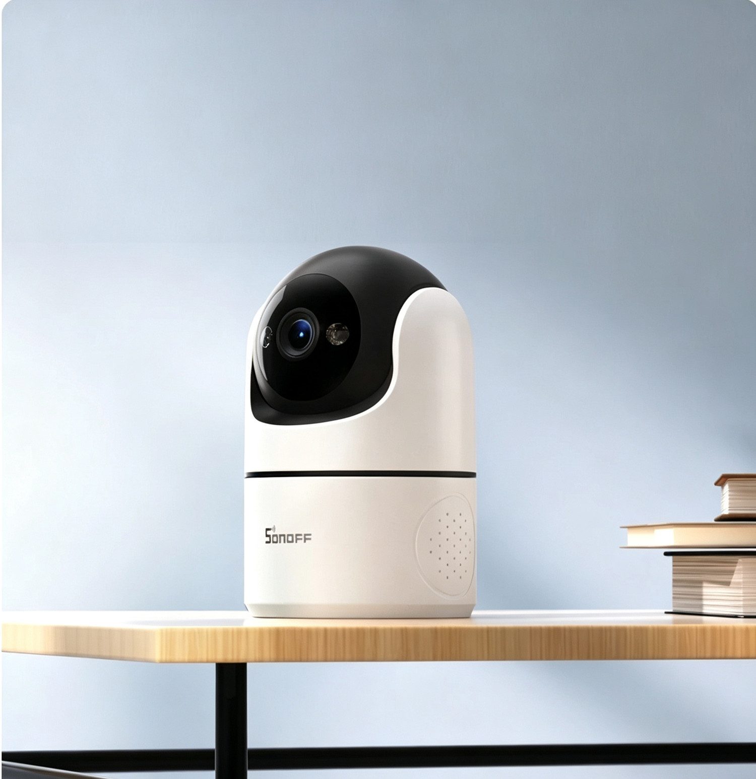 Insma Überwachungskamera 1080P Full HD WLAN Smart Home Sicherheitskamera mit Nachtsicht (Innenbereich, Bewegungserkennung, Zwei-Wege-Audio, 340° Schwenkbar, 2,4 GHz Verbindung, IP Kamera für Haus, Wohnung & Familie)