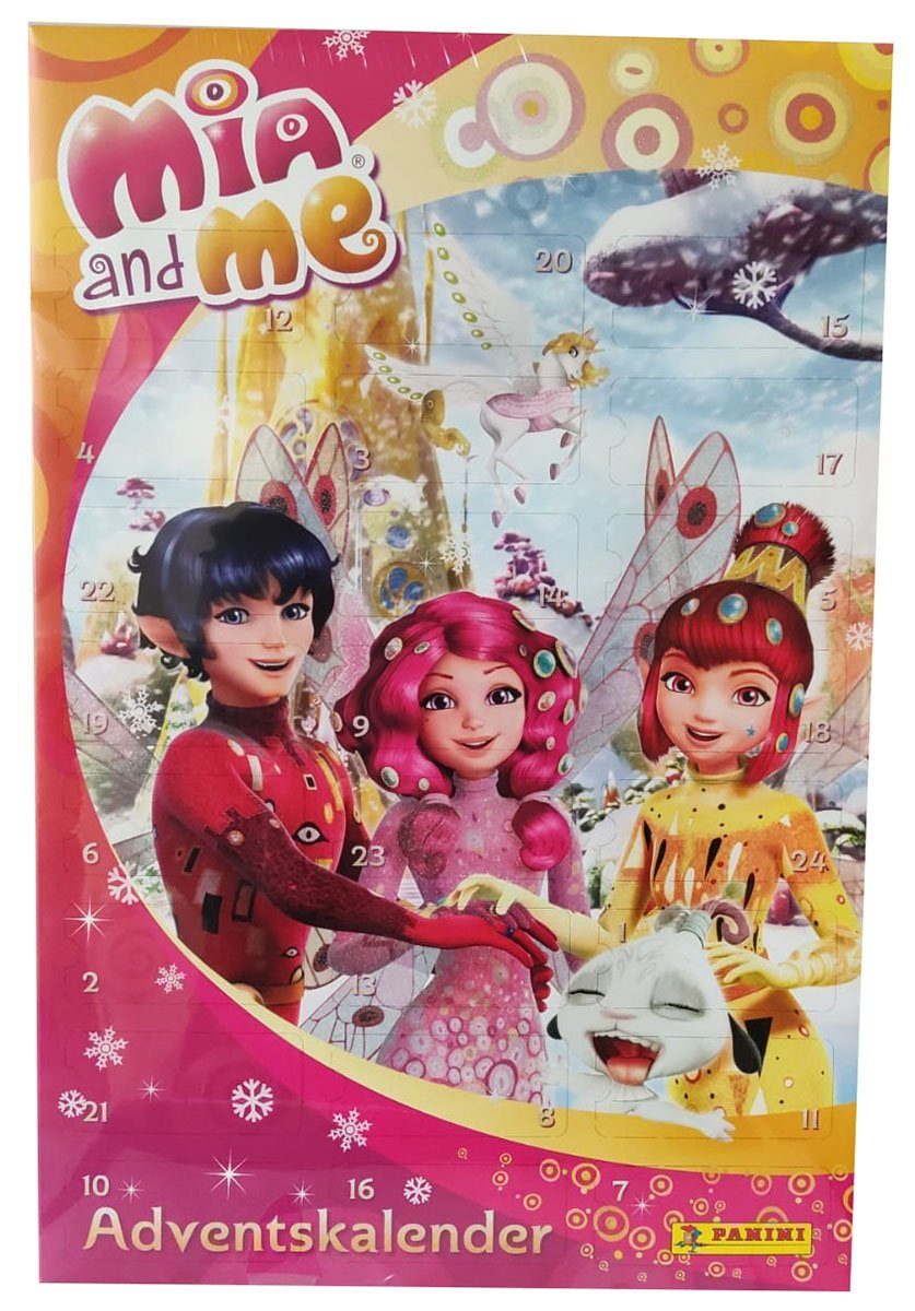Panini befüllbarer Adventskalender Panini Mia and me Adventskalender zur neuen Sticke