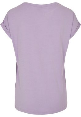 URBAN CLASSICS Kurzarmshirt Urban Classics Damen Ladies Modal Extended Shoulder Tee (1-tlg)