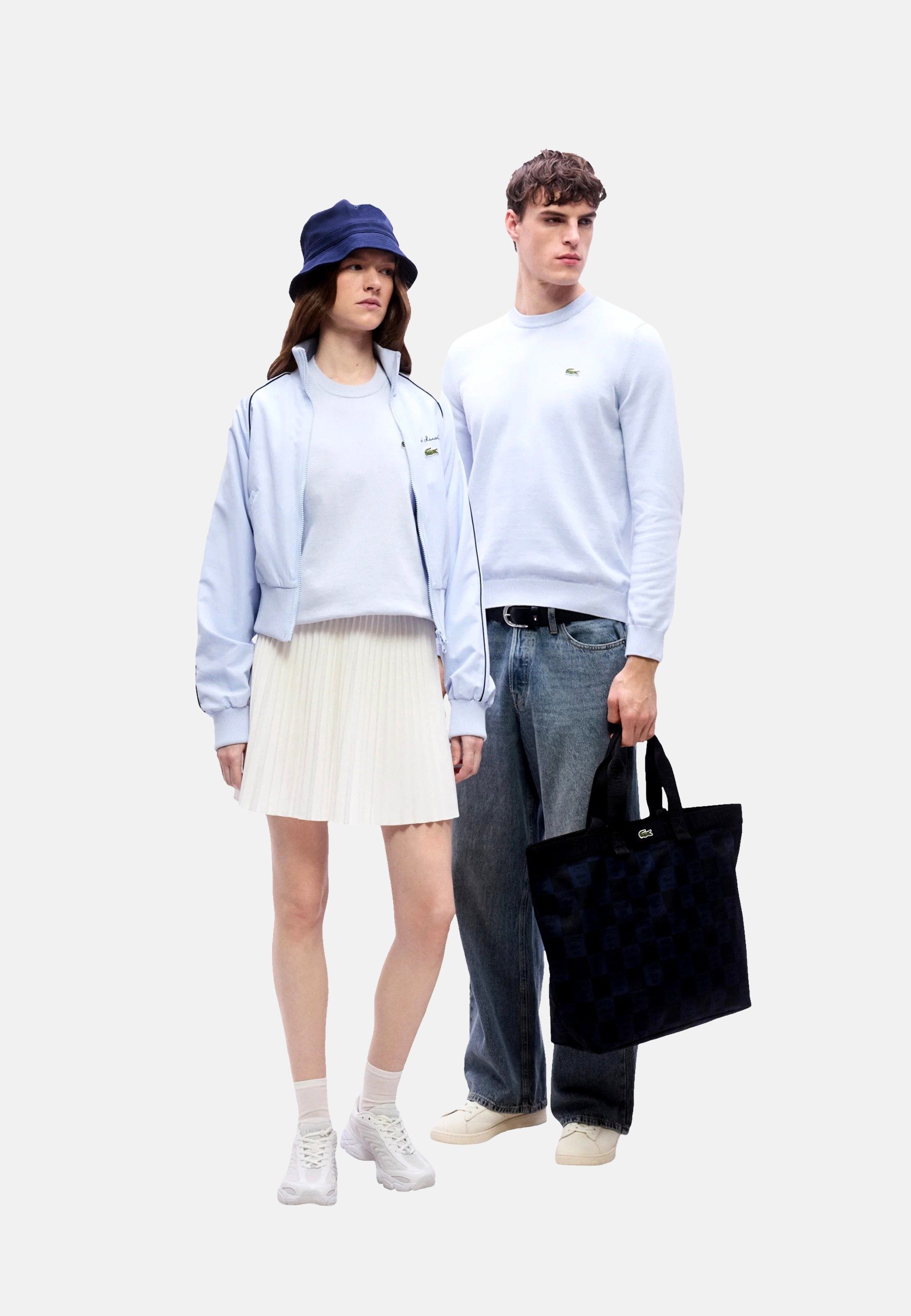 Lacoste Strickpullover Pullover Strickpullover Rundhalsausschnitt (1-tlg)