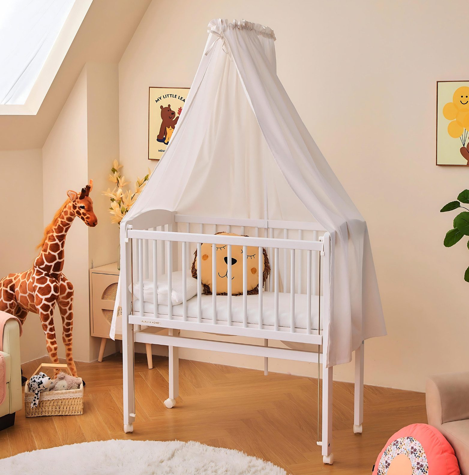 Alavya Home® Betthimmel Babybetthimmel mit Himmelstange günstig online kaufen
