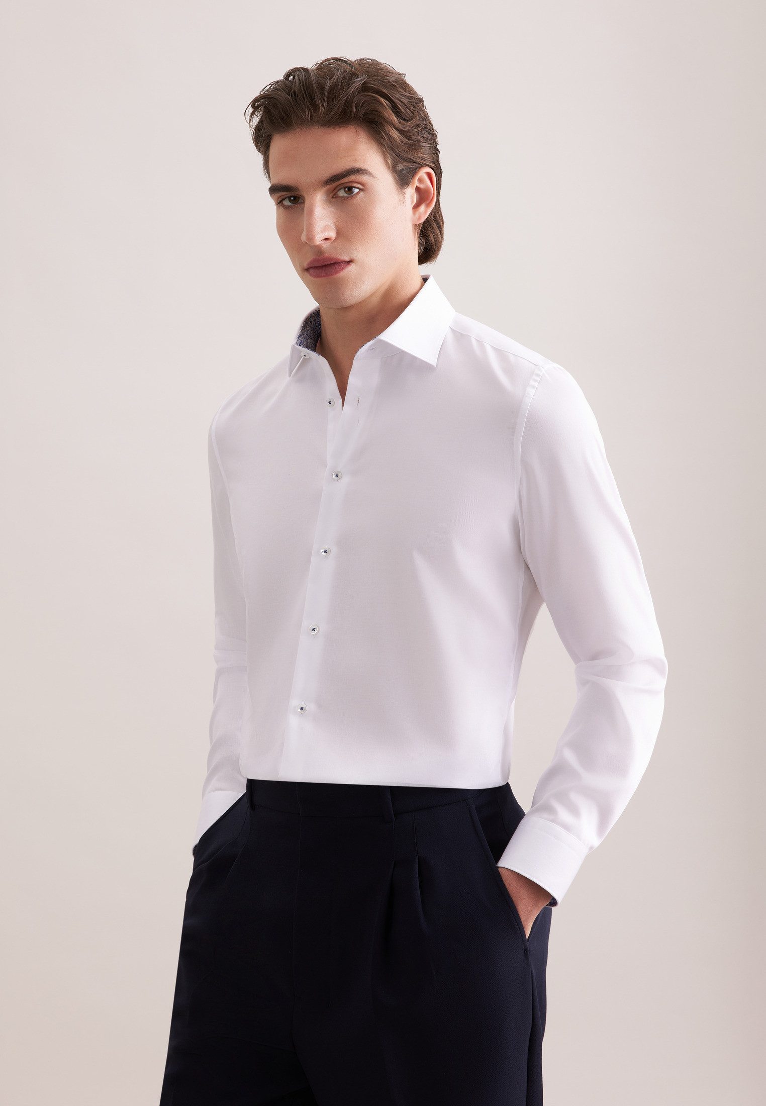 Businesshemd Schwarze Rose