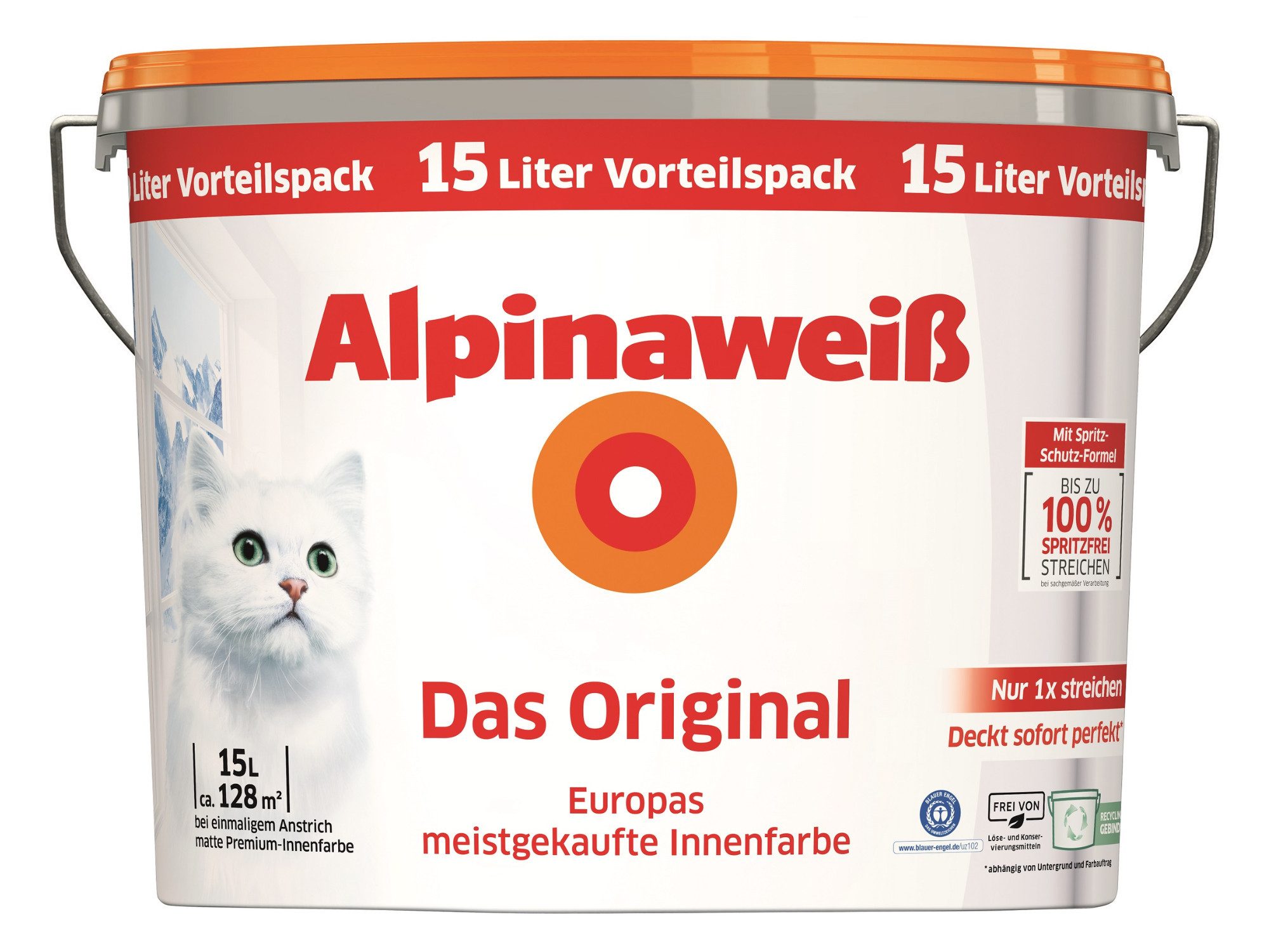 Alpina Wandfarbe Alpinaweiß Das Original matt
