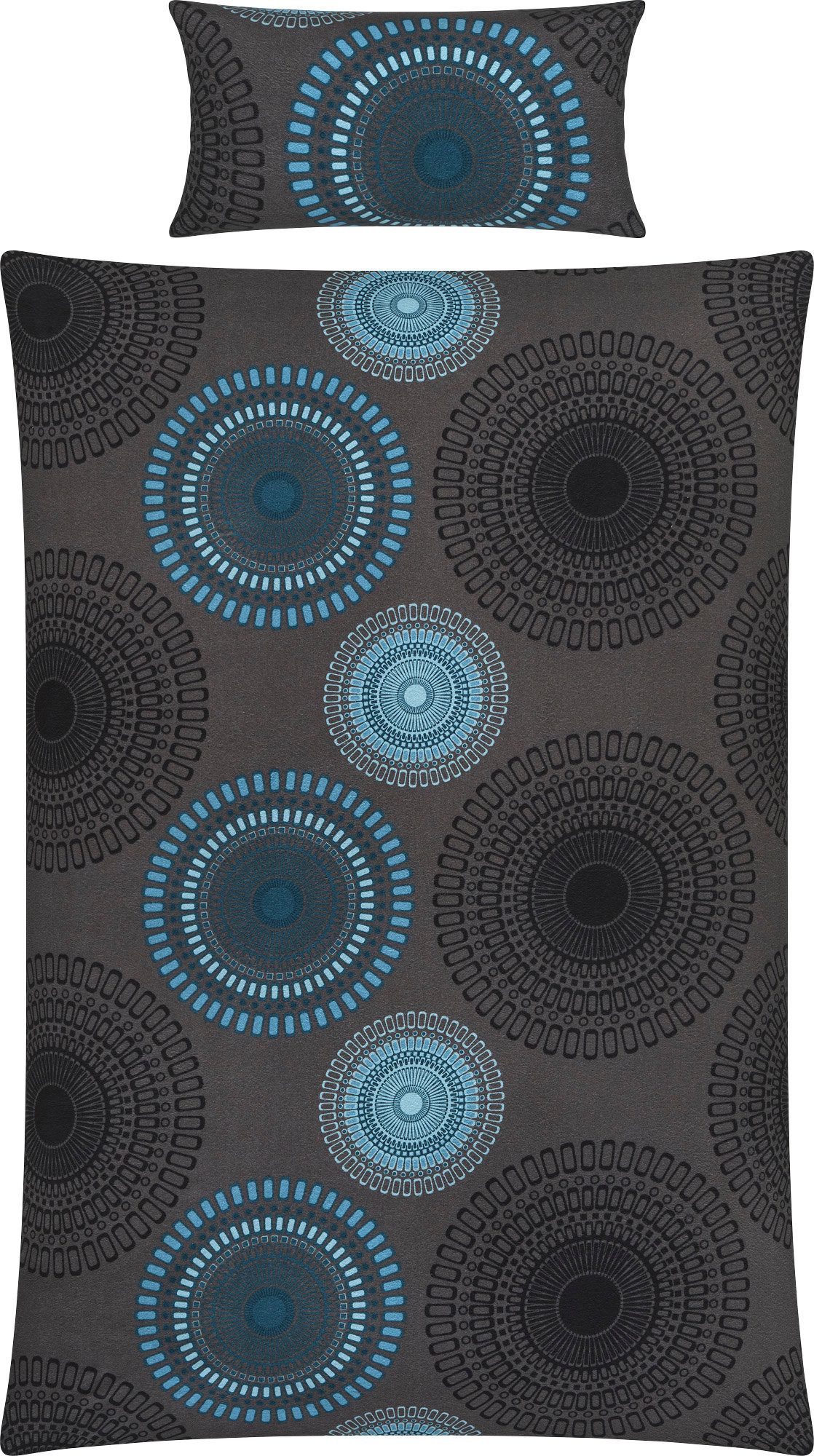 REDBEST Bettwäsche Bettwäsche, Biber, Kreise günstig online kaufen