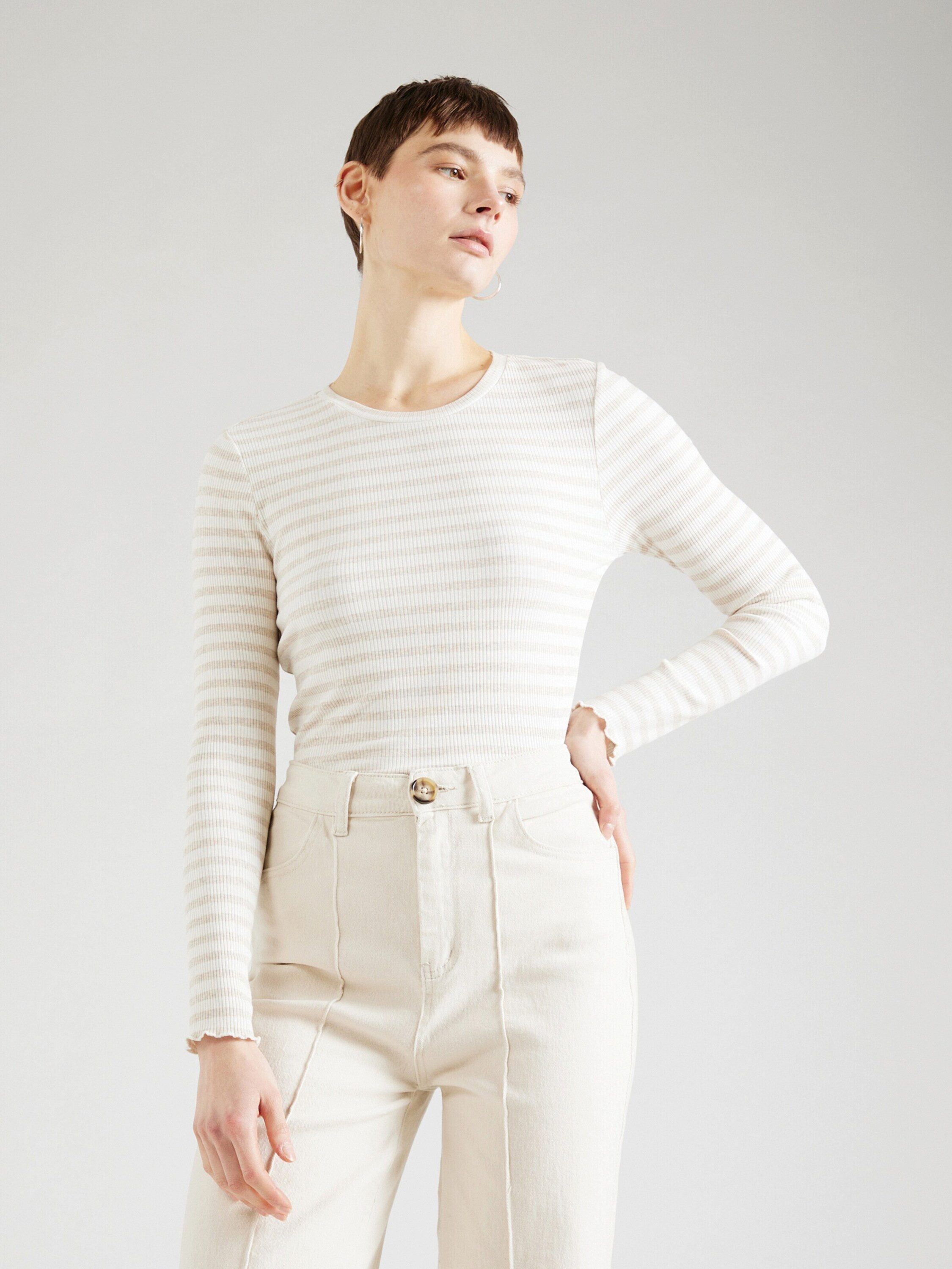 Selected Langarmshirt ANNA (1-tlg) Plain/ohne Details