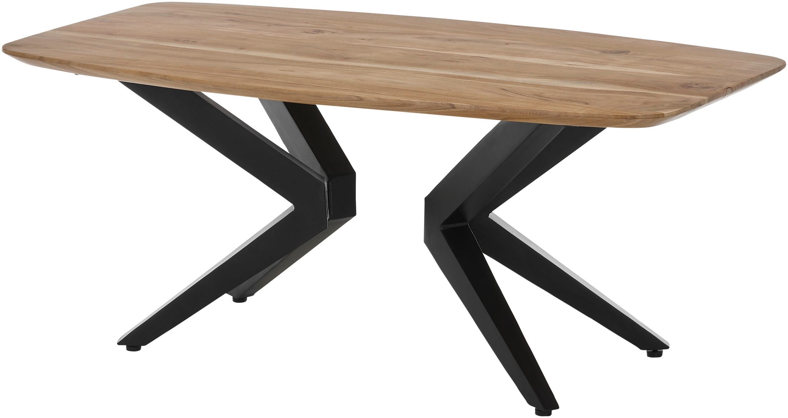 Couchtisch Bill Wohnzimmertisch Akazie Massivholz, BxHxT 110x45x60 cm