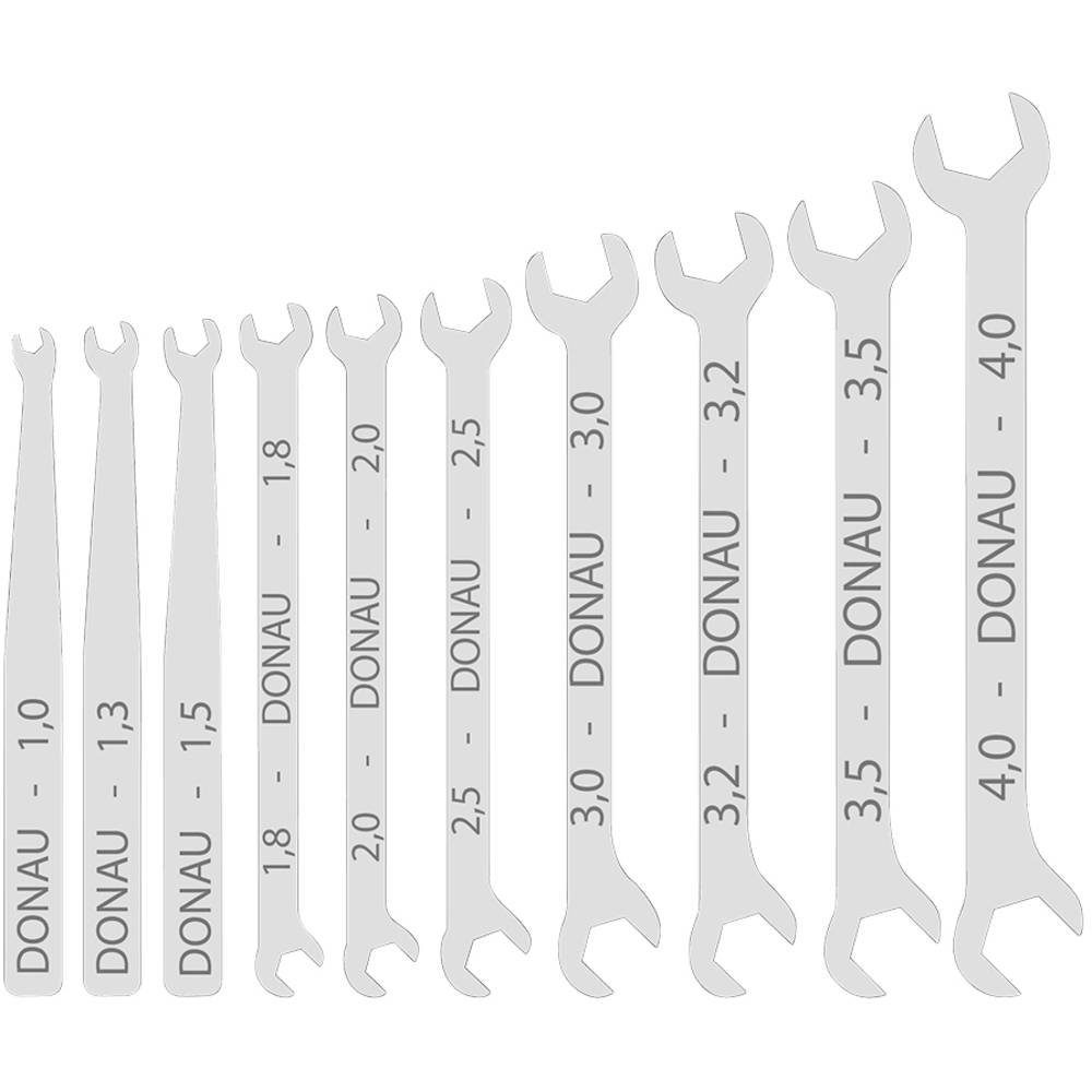 Maulschlüssel Donau Micro-Maulschlüssel-Set Elektronik
