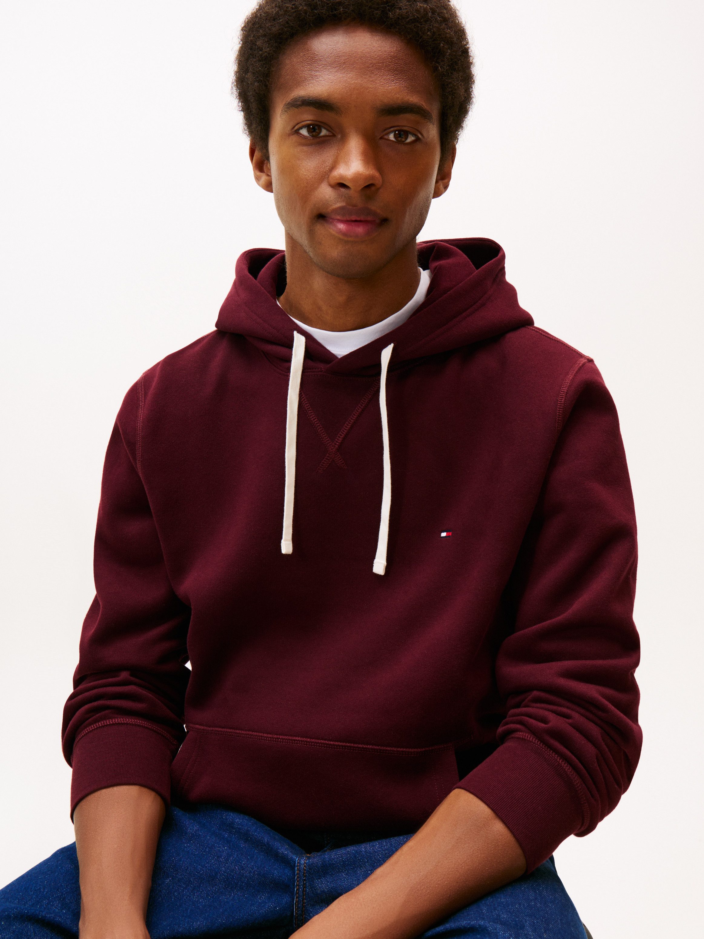 Tommy Hilfiger Hoodie ESS SEASONAL FLEECE HOODY mit Kapuze und Kängurutasch günstig online kaufen