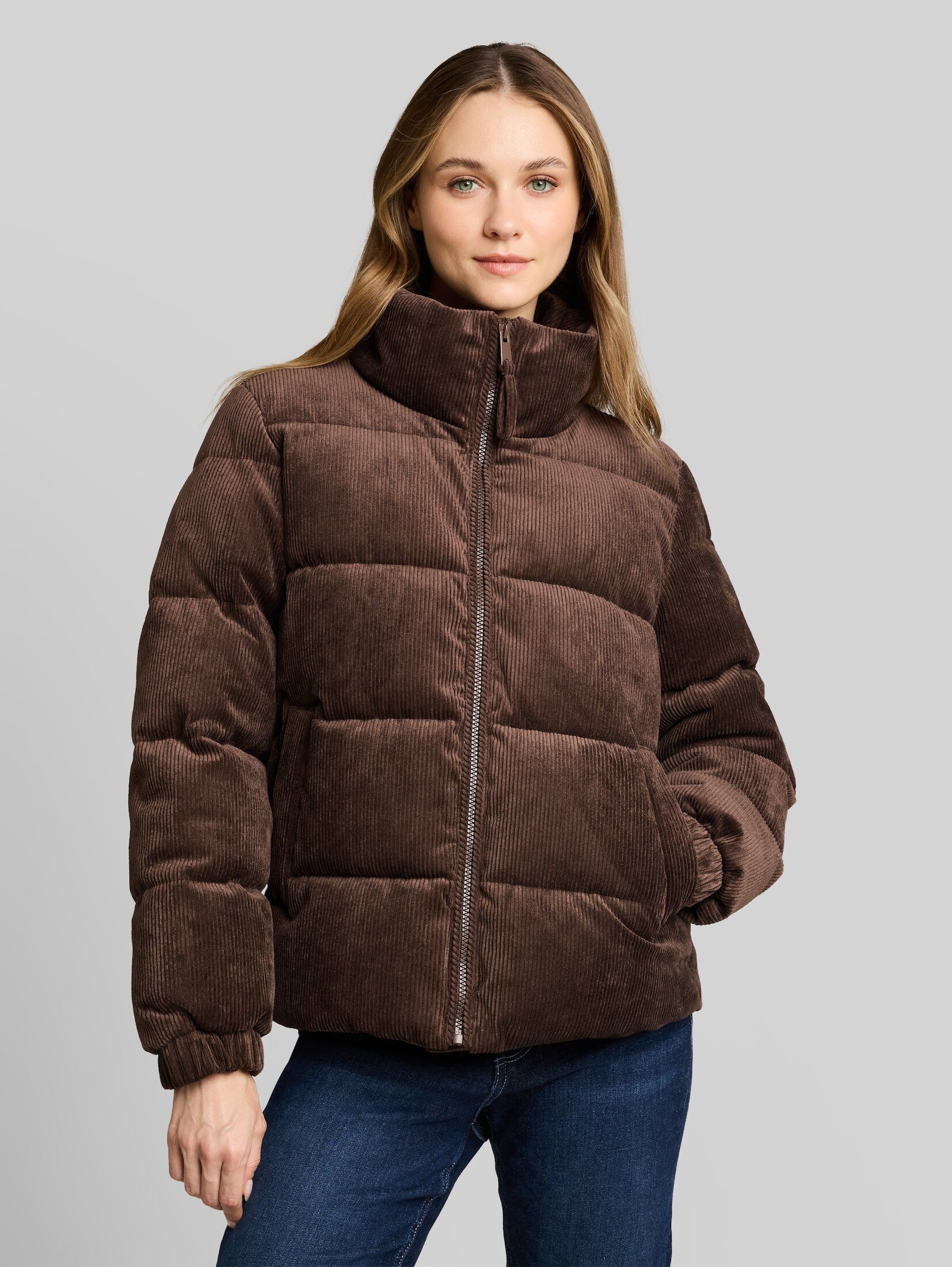 TOM TAILOR Denim Steppjacke Jacken Cord Jacke aus wasserabweisendem Material