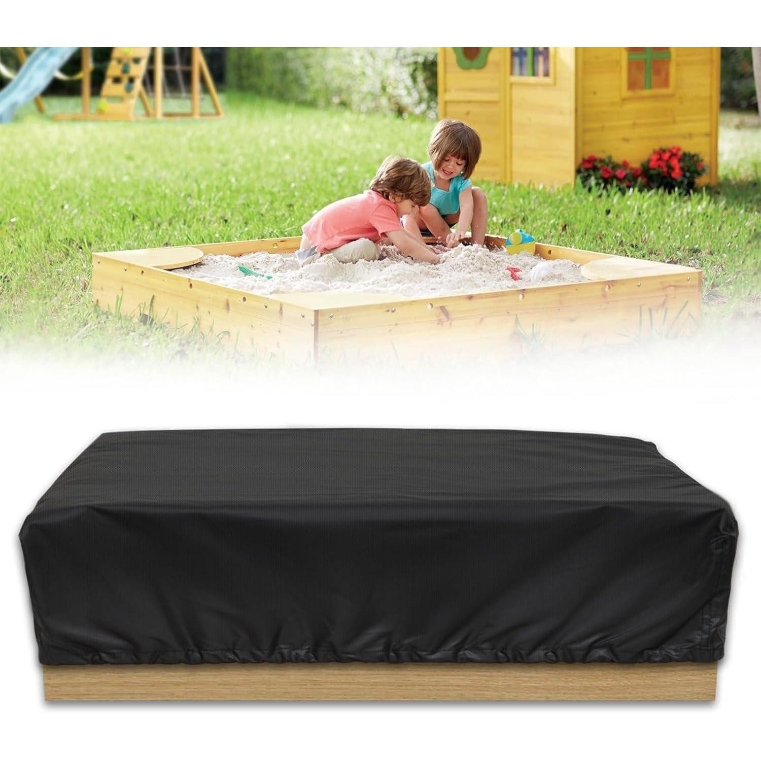 LuxusKollektion Sandkasten-Abdeckplane Sandkasten Abdeckplane Sandkastenplane Staubdichte 155 * 155 * 20cm (1-St)