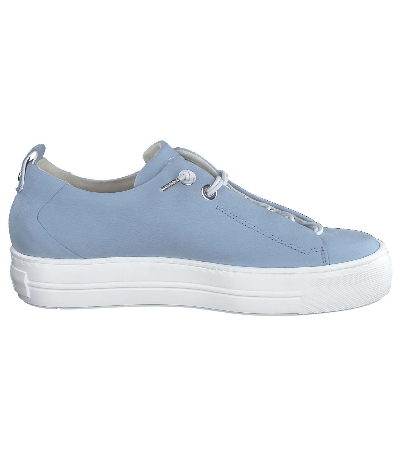 Paul Green Sneaker Nubukleder Sneaker Hellblau