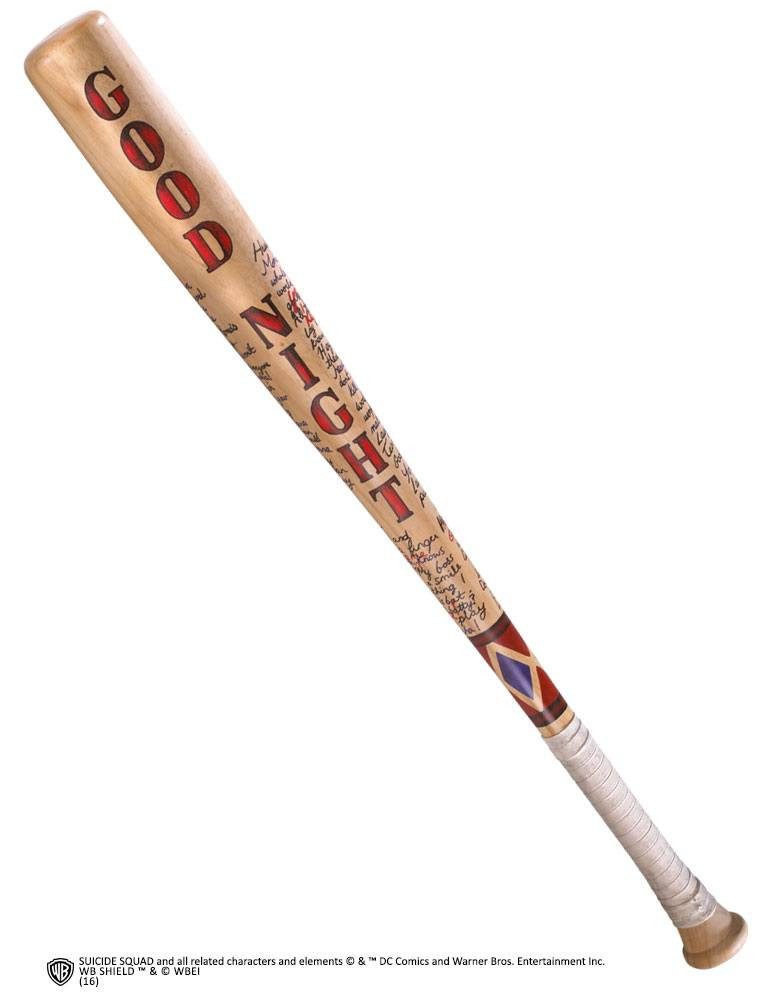 Noble Collection Sammelfigur Suicide Squad Replik Harley Quinn's Good Night Baseballschläger 80 cm (1 St), Sammlerreplika