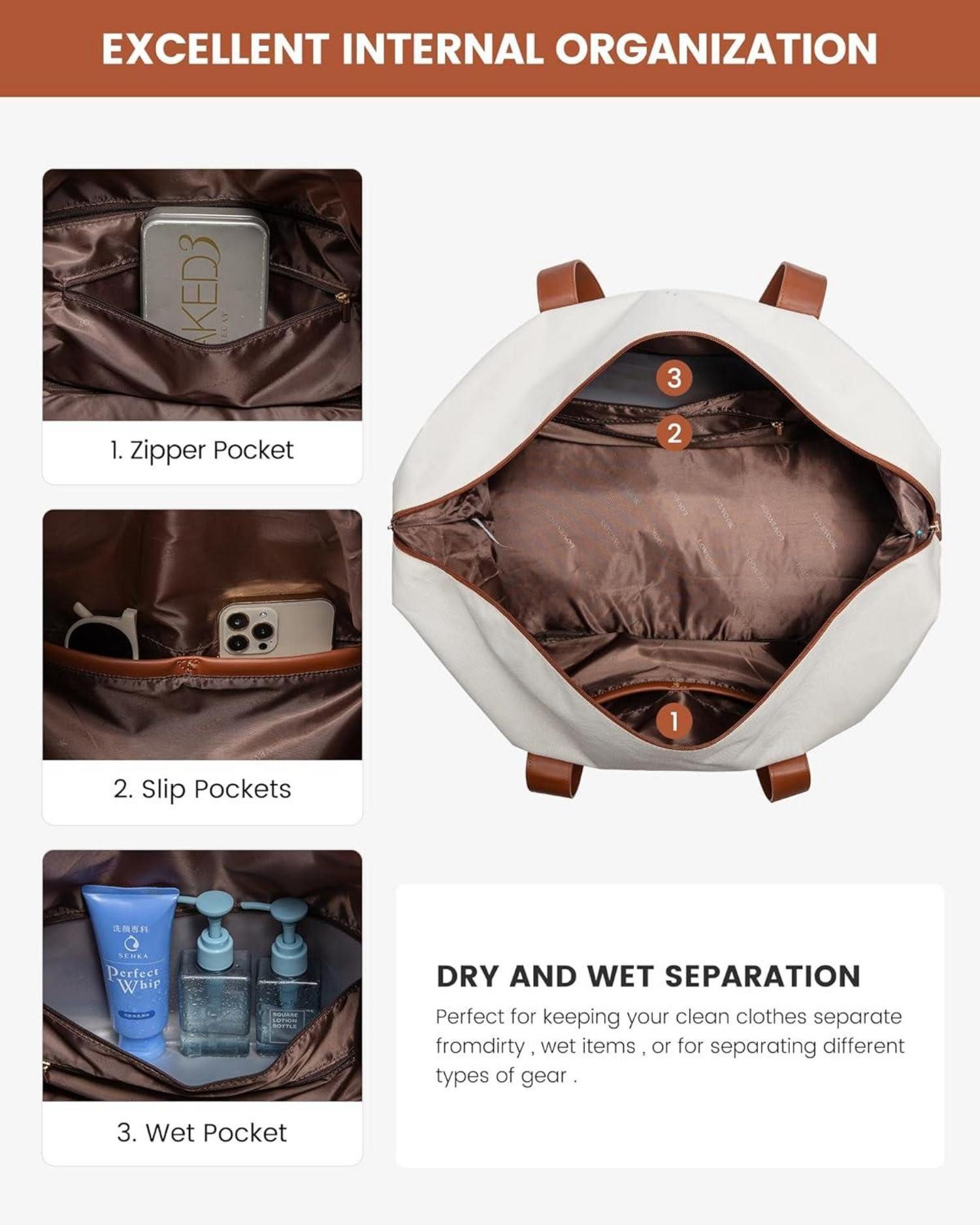 LuxusKollektion Reisetasche Sporttasche Damen Weekender Handgepäck günstig online kaufen