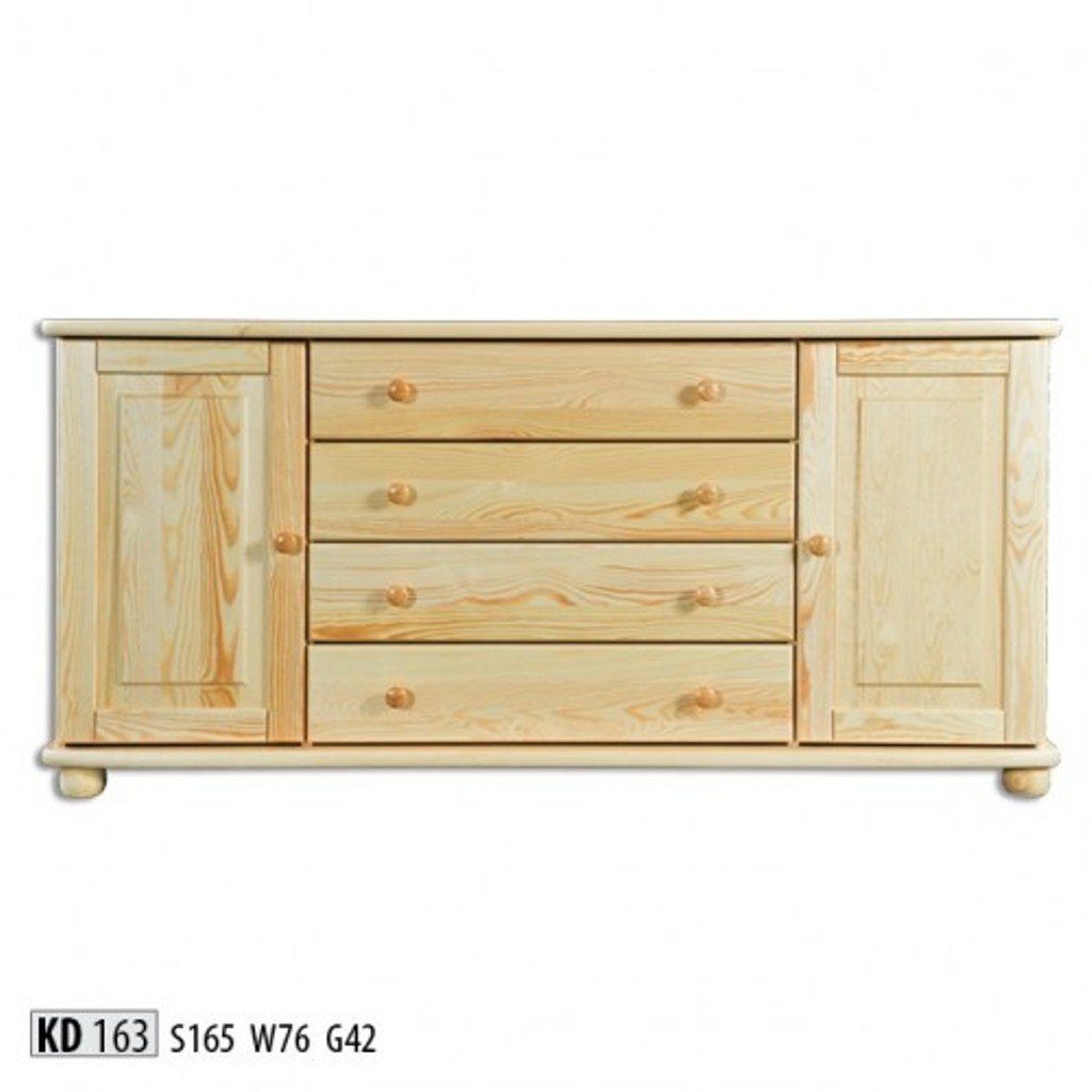 JVmoebel Kommode, Anrichte Massive Kommode Sideboard Schrank Möbel Kommoden Echtholz