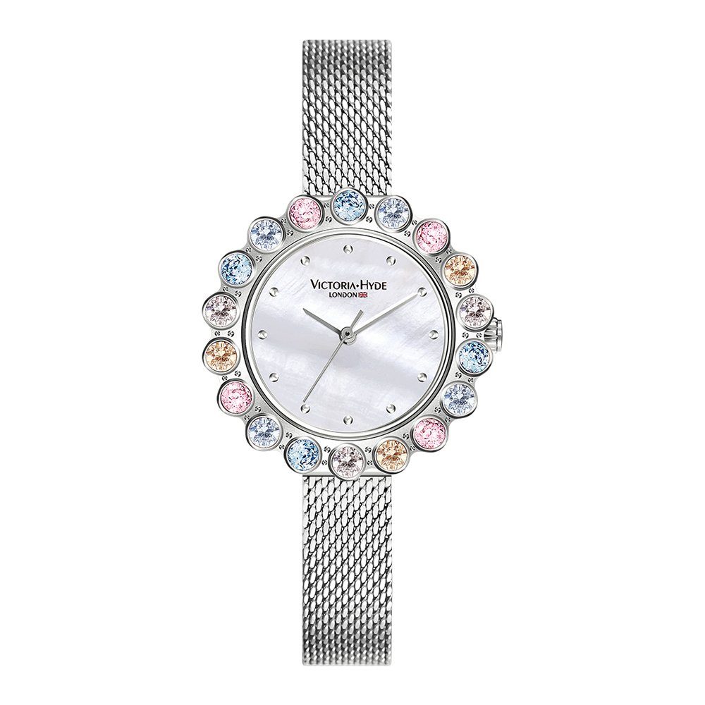 Victoria Hyde Quarzuhr Armbanduhr Petals silber