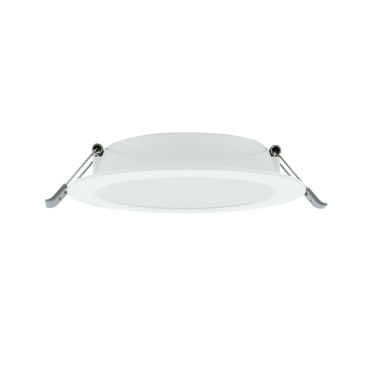 Licht-Erlebnisse Einbauleuchte BASKO, LED fest integriert, Warmweiß, LED Ø 14 cm rund 3000 K 900 lm Modern