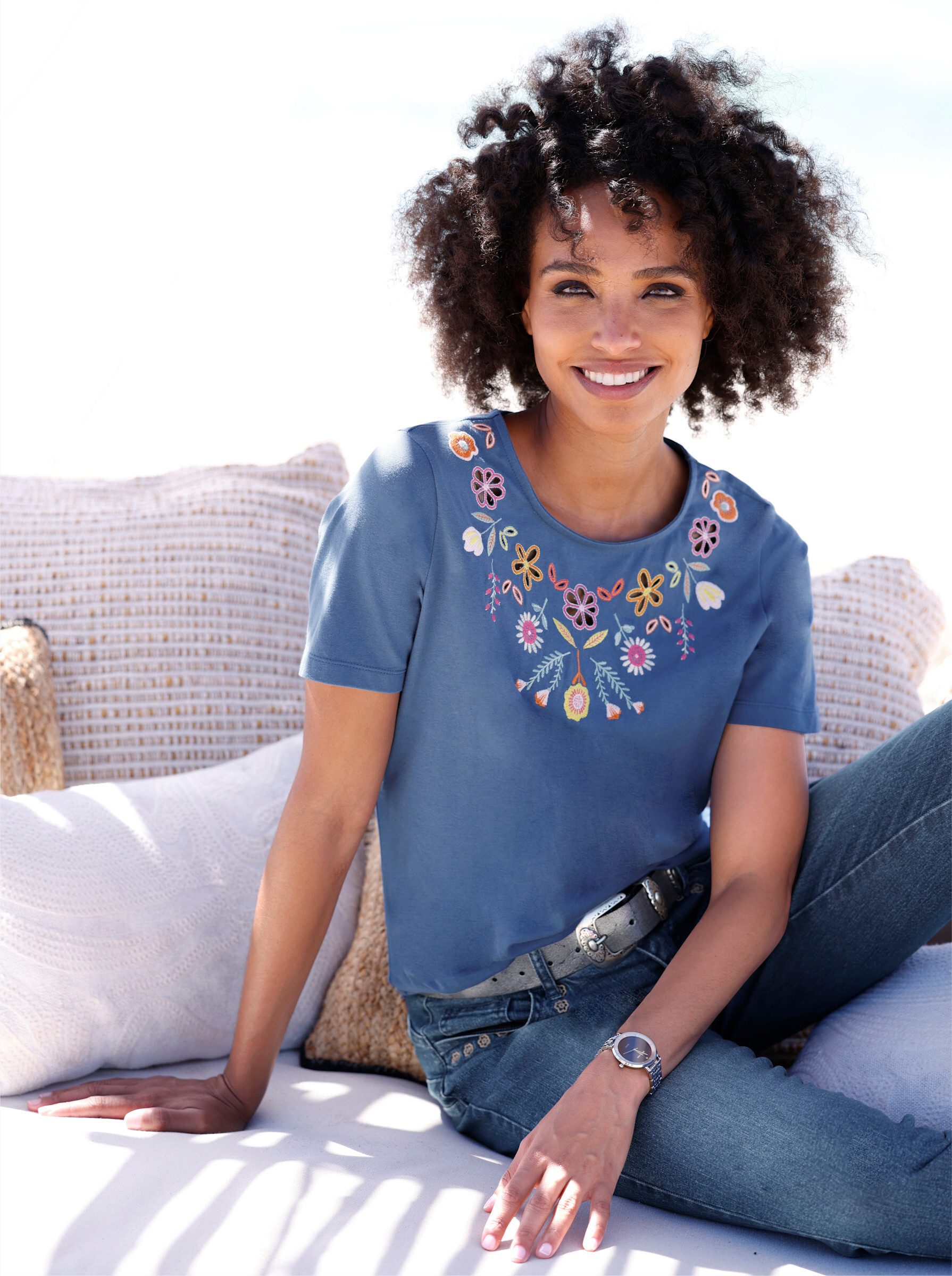 heine T-Shirt Rundhalsshirt