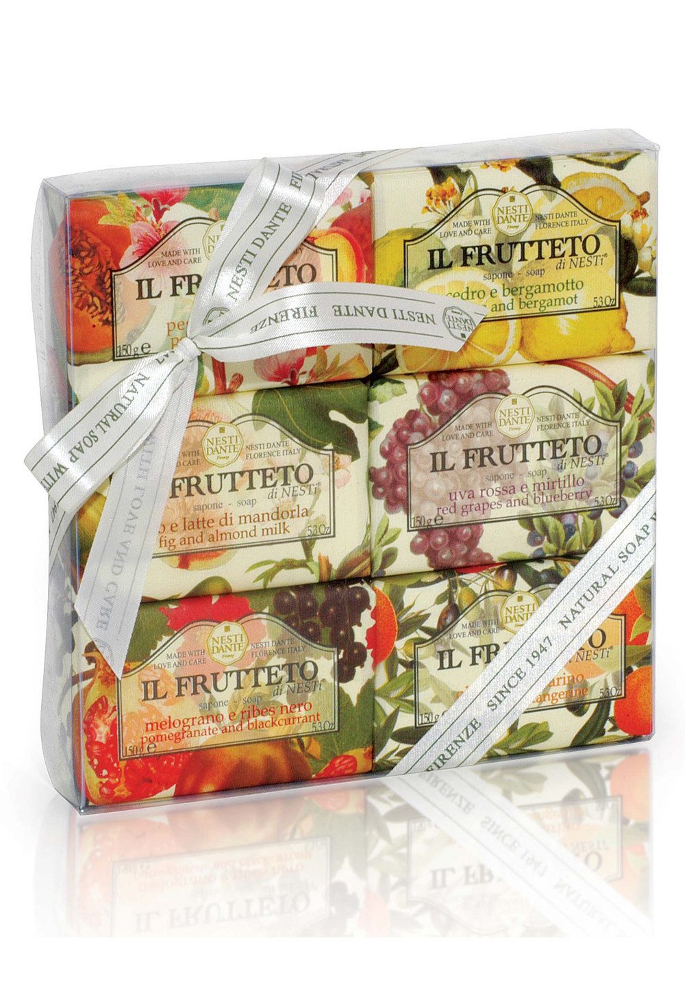 Nesti Dante Handseife 1710604, 6-tlg., Geschenk-Set Il Frutteto 6x150 g Soap Kit