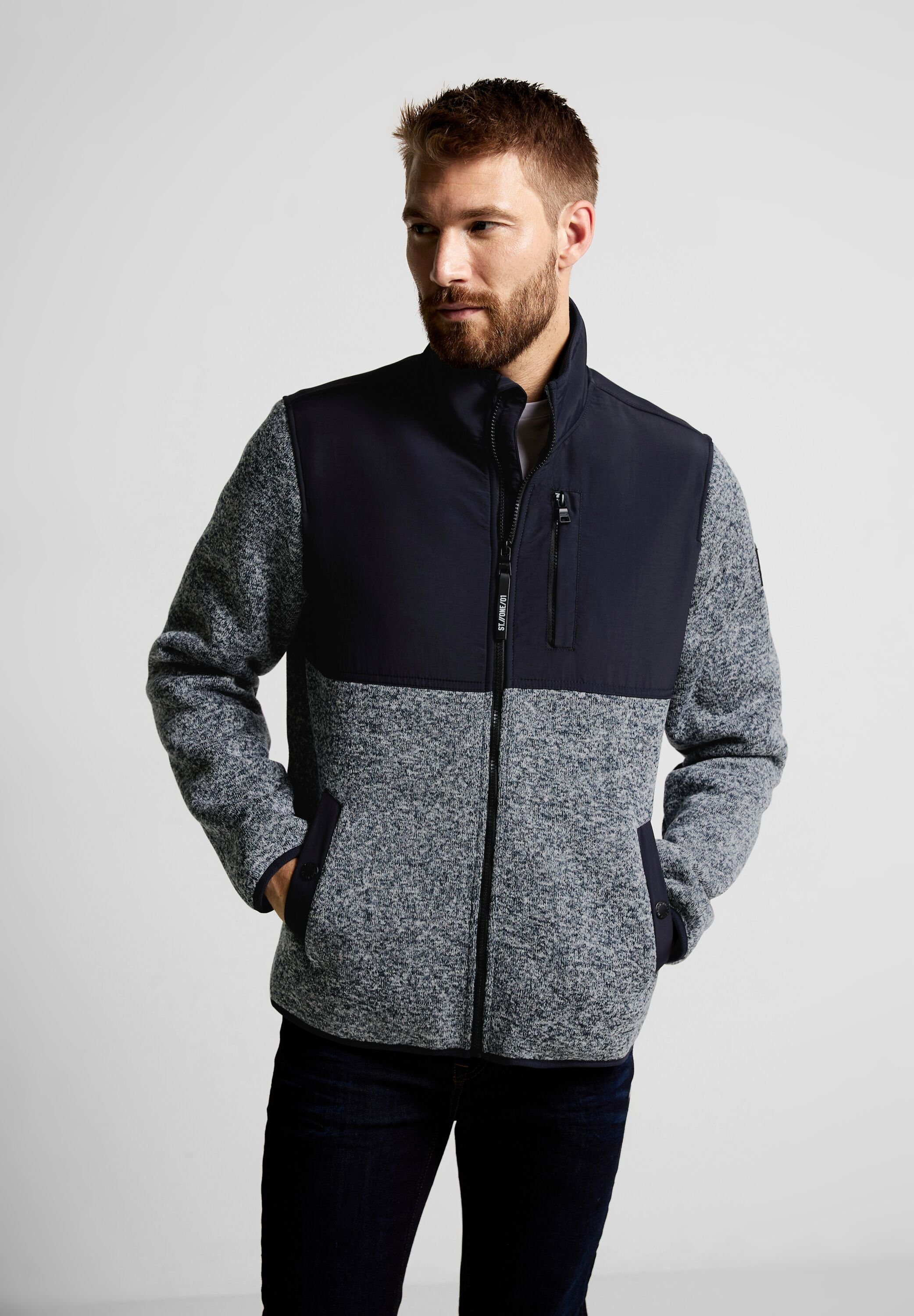 STREET ONE MEN Outdoorjacke mit moderner Steppung