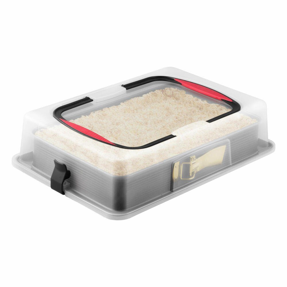 Zenker Springform Deluxe Rechteck-Springform mit Transporthaube 42cm