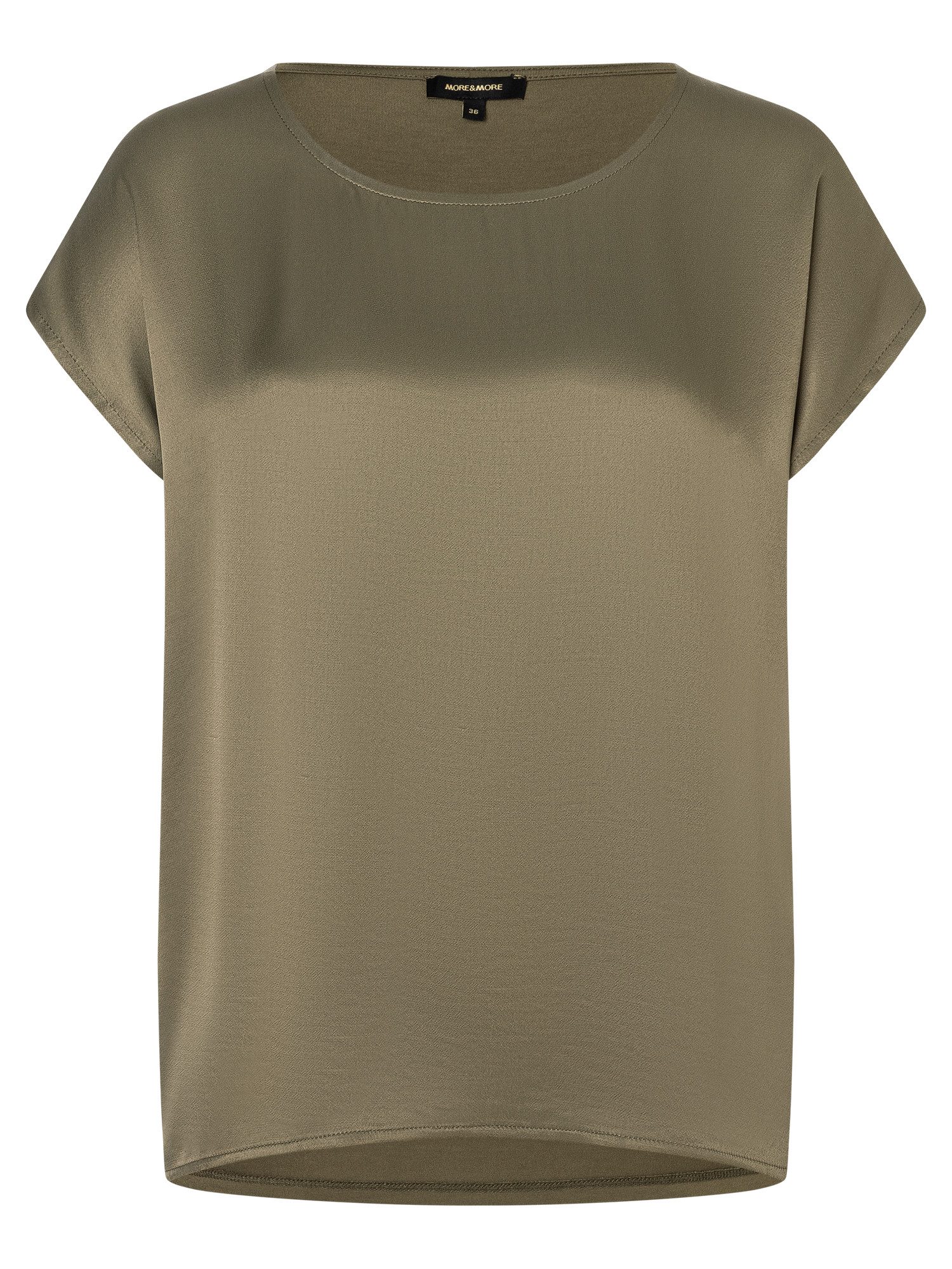 MORE&MORE Kurzarmshirt Blusenshirt günstig online kaufen