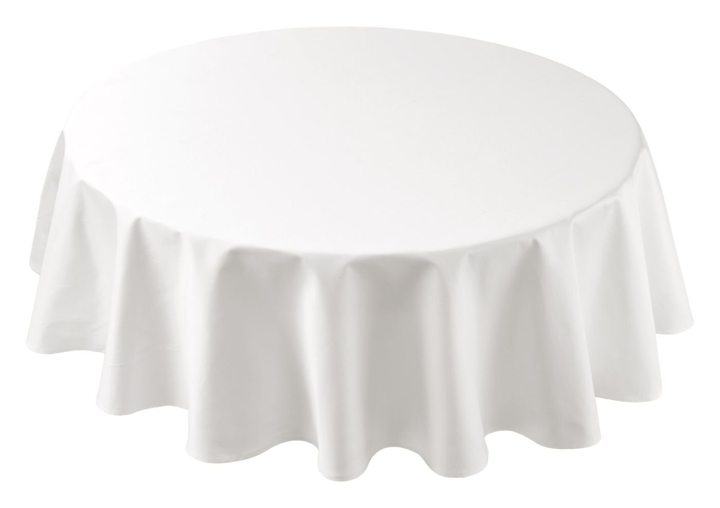 Tischdecke Tischwäsche-Satin Gent offwhite 140 cm x 140 cm
