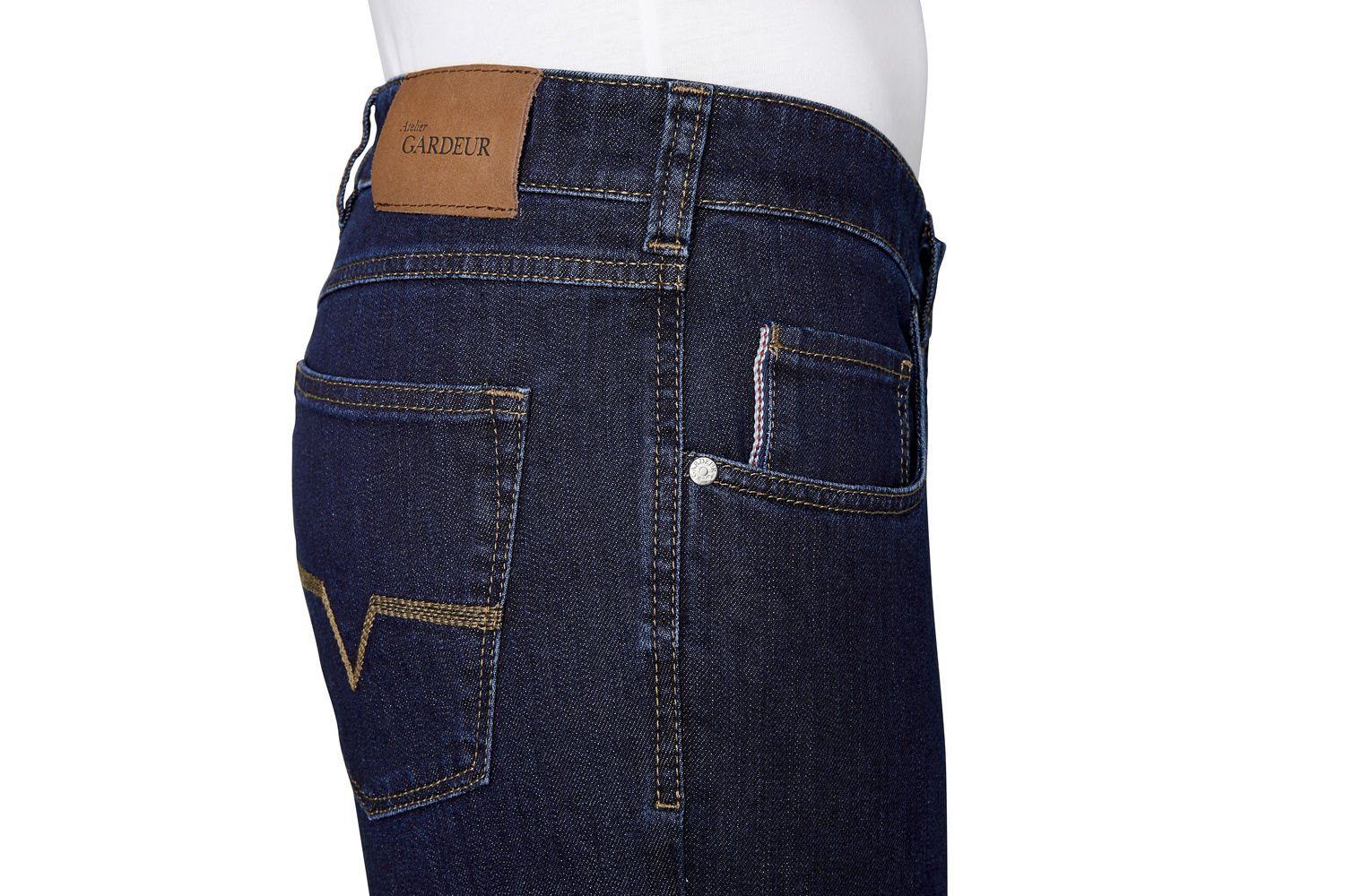 blue GARDEUR ATELIER 11-0-470181-69 NEVIO dark 5-Pocket-Jeans GARDEUR Atelier