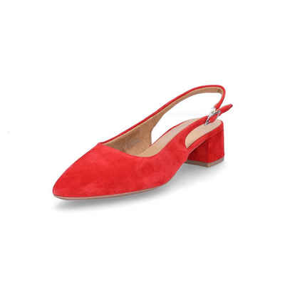 Tamaris Tamaris Damen Leder Slingpumps rot Pumps