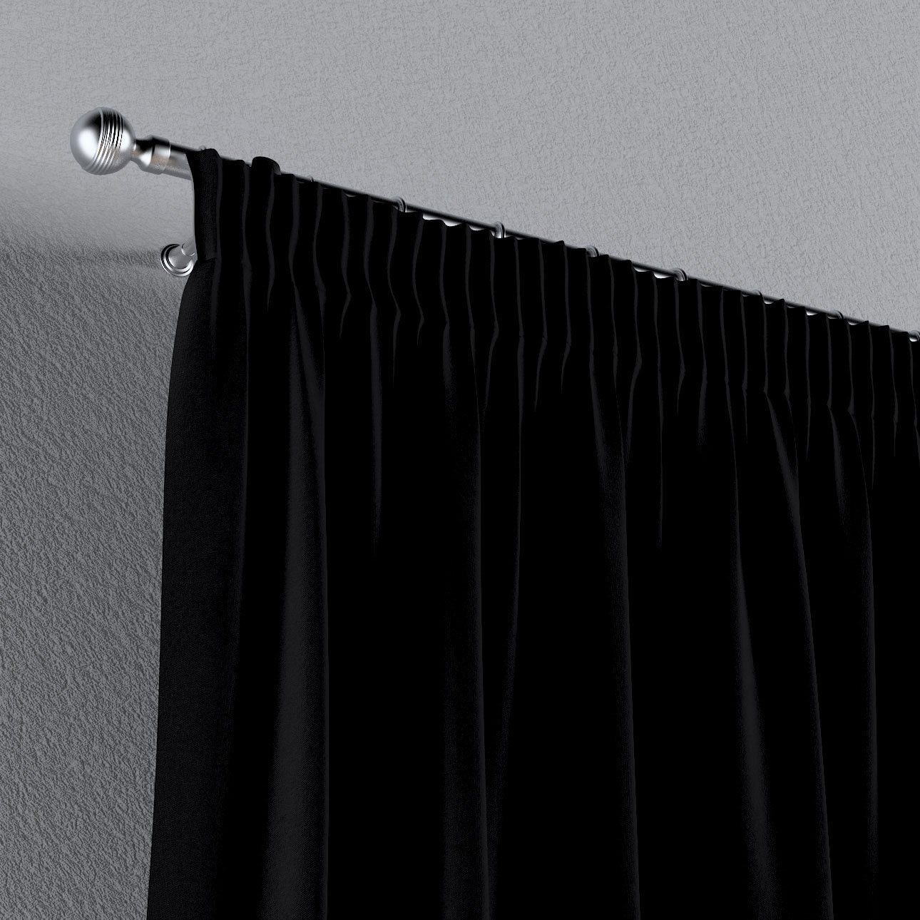 Vorhang Vorhang mit Crema, x schwarz Kräuselband Dekoria cm, 60 100