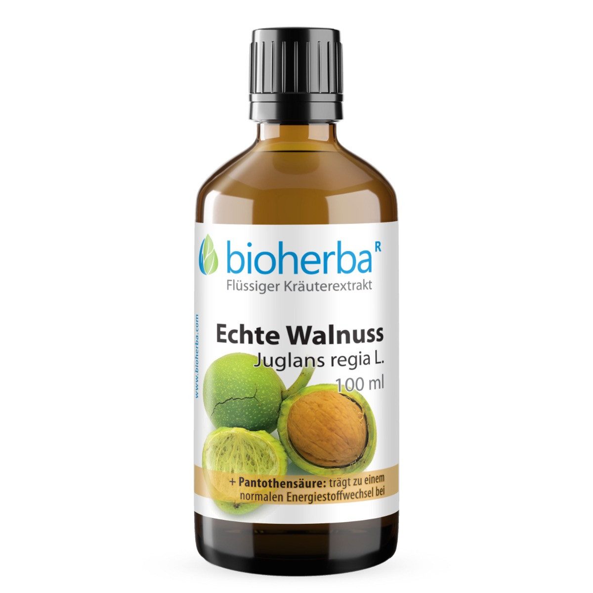 BIOHERBA R Bioherba Echte Walnuss Juglans regia L. Tropfen Tinktur 100 ml Nahrungsergänzungsmittel, 1 er
