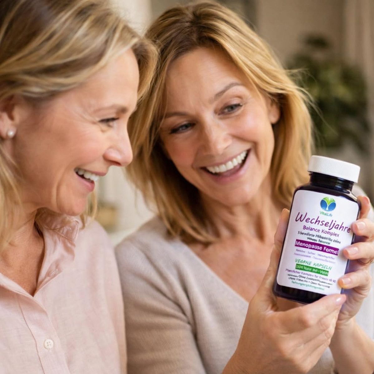 VitalLife Wechseljahre Komplex Menopause Formel OHNE Zusatzstoffe VEGAN Kapseln, 1 er Dose à 120 St., 60 g, Art. 27420-120