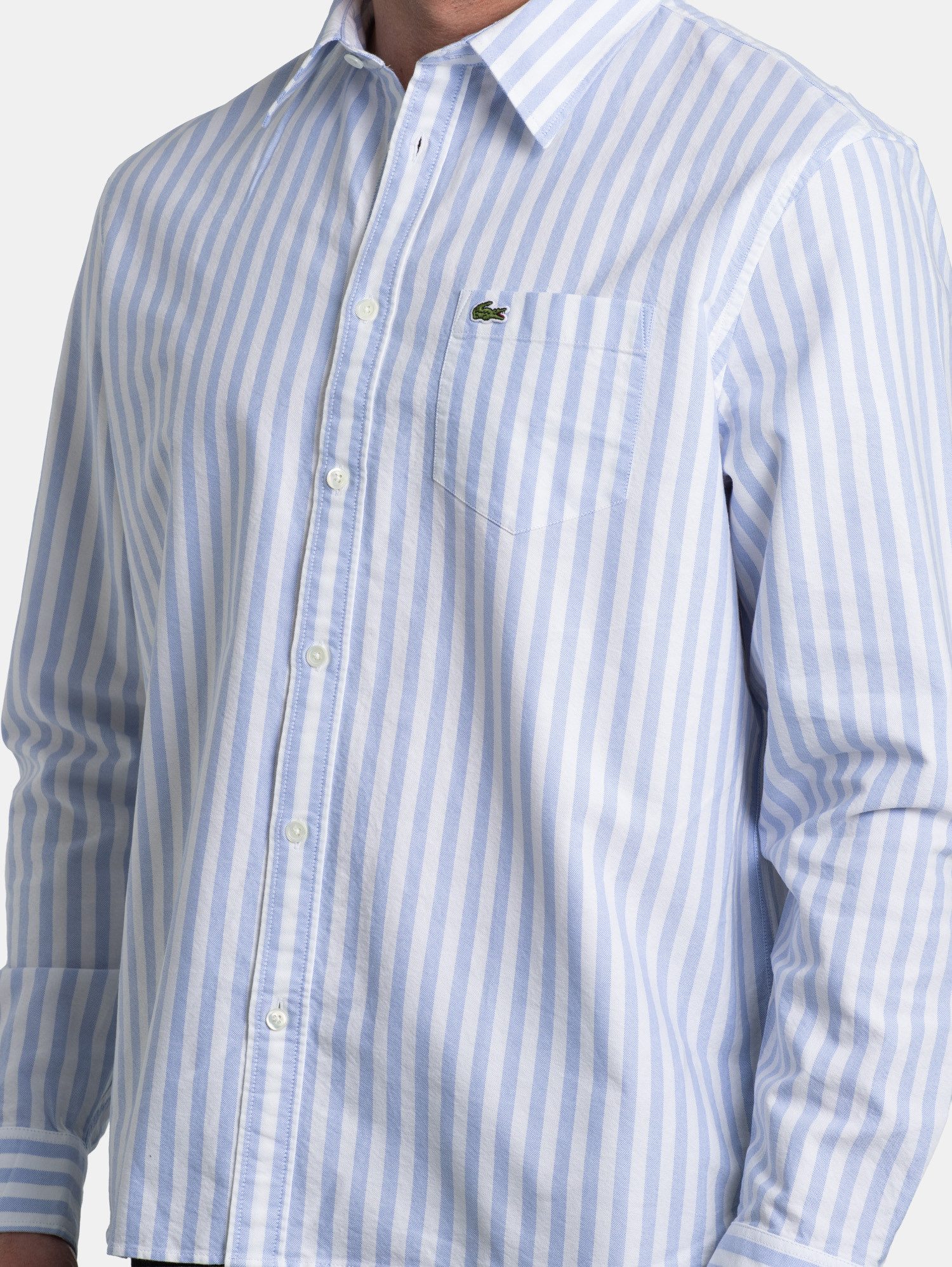 Lacoste Langarmhemd Lacoste Striped Oxford Shirt