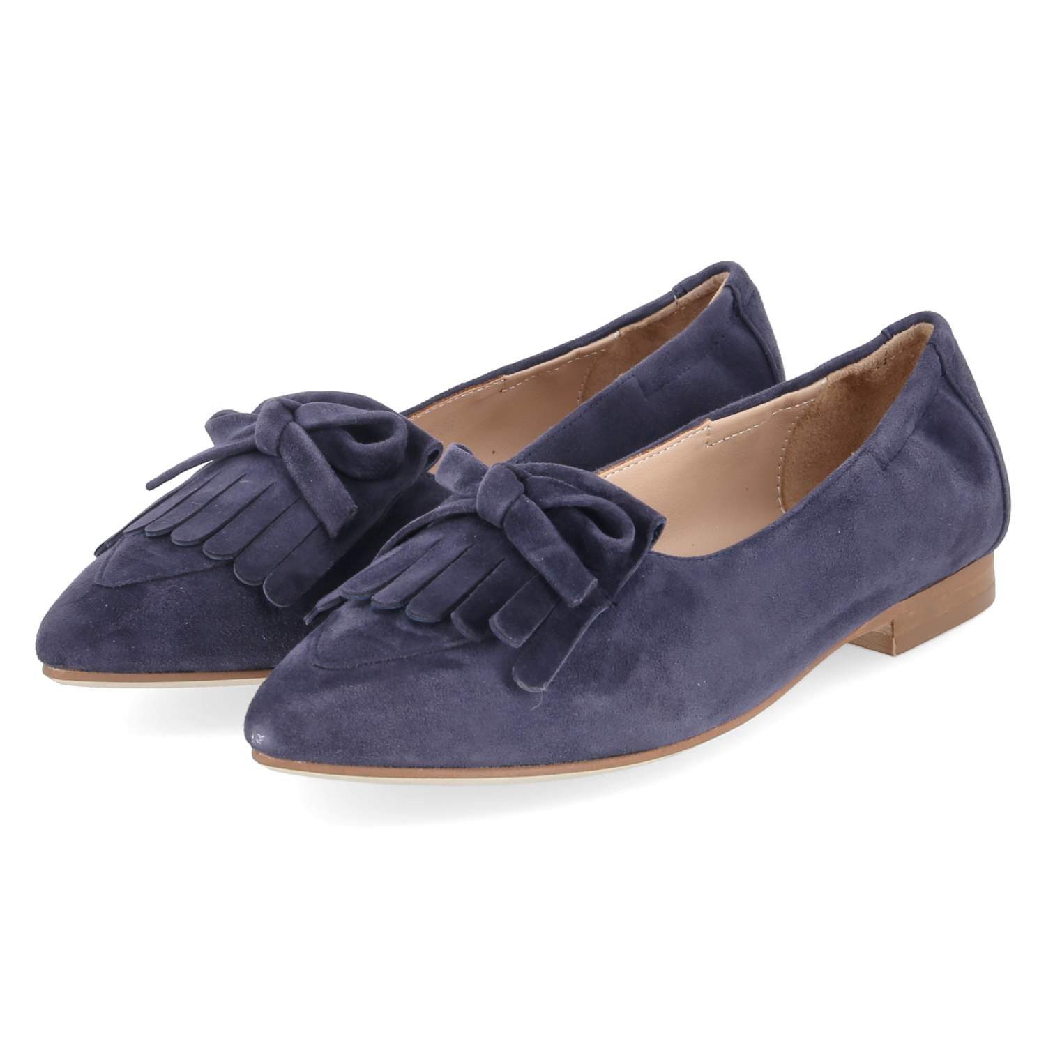 Kaerlek Kaerlek Jeanine 05 Abyss Damen Rauleder blau Ballerina