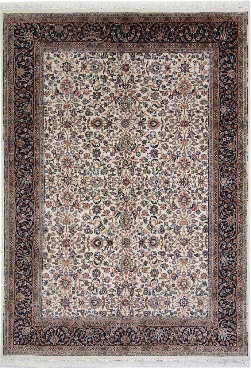 Orientteppich Indo Keshan 171x244 Handgeknüpfter Orientteppich, Nain Trading, rechteckig, Höhe: 12 mm