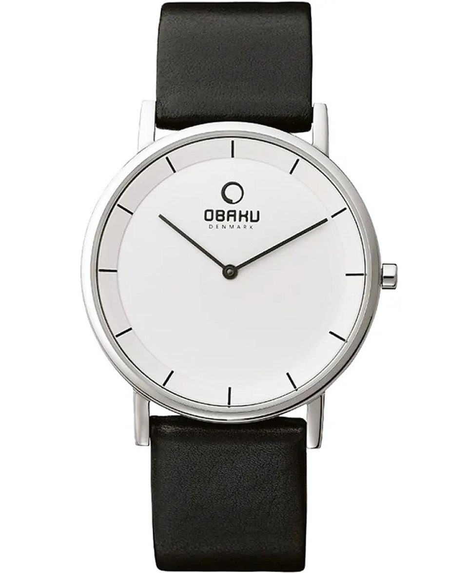 Obaku Quarzuhr Obaku V143GXCIRB Herrenuhr Banke